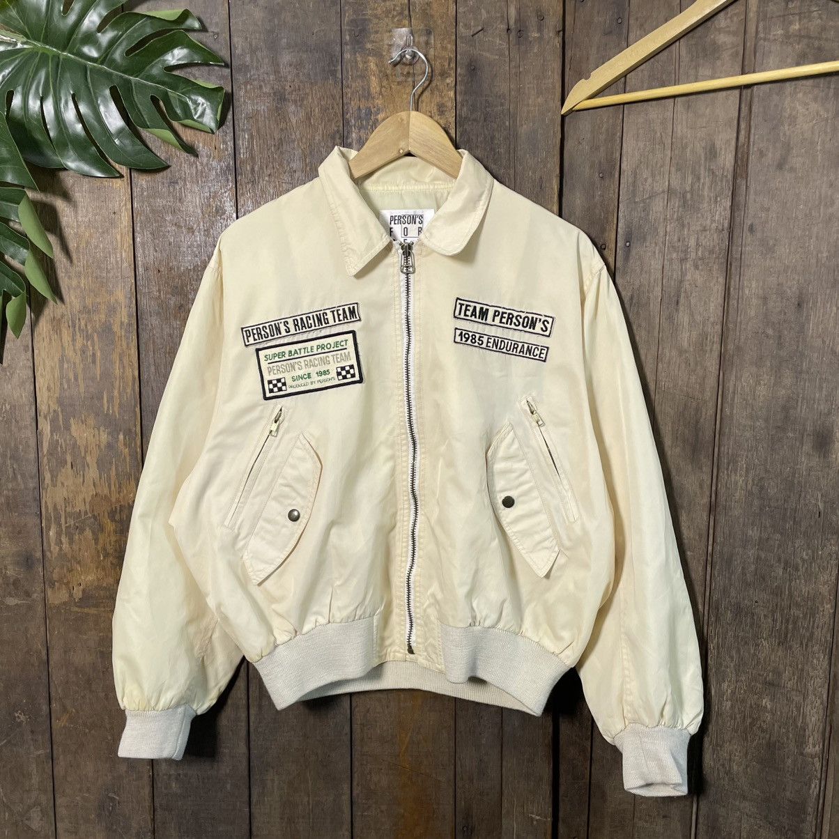 Vintage Vintage Person’s Racing Team Bomber Jacket Size US L / EU 52-54 / 3 - 2 Thumbnail