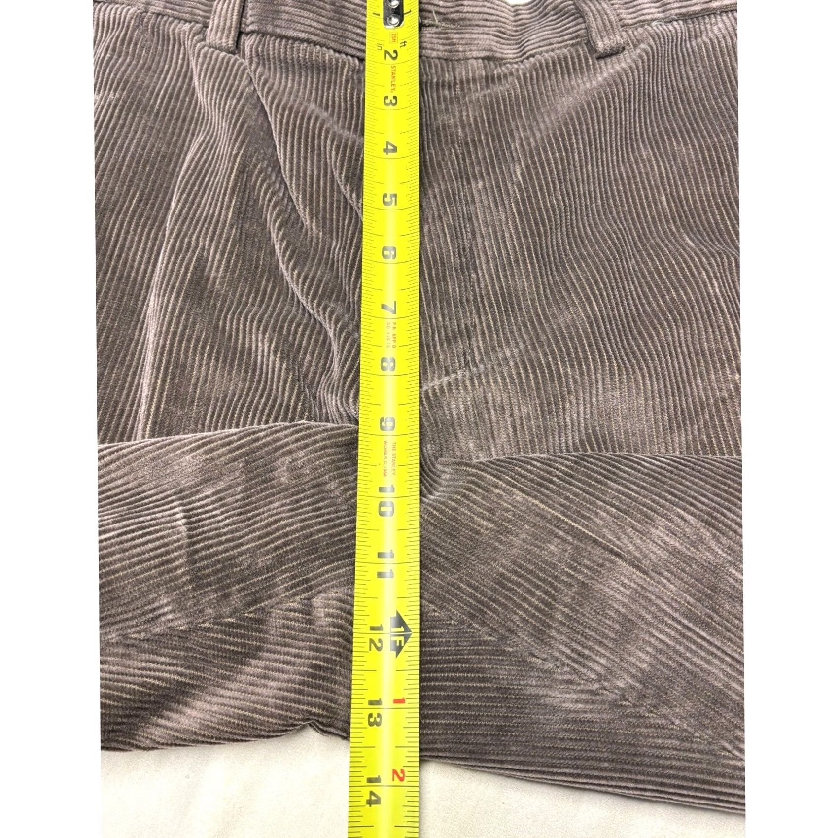 Brooks Brothers VINTAGE Brooks Brothers Hudson Corduroy Pants Mens 35x32 Brown Straight Leg Wide Size US 35 - 6 Thumbnail