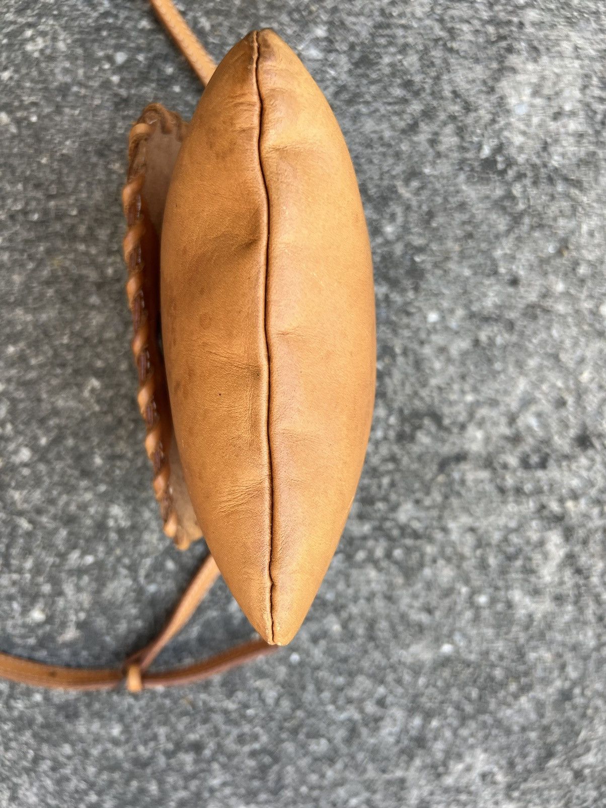 KEITAMARUYAMA Vintage Keita Maruyama Patina Leather Mini Sling Bag Size ONE SIZE - 12 Thumbnail