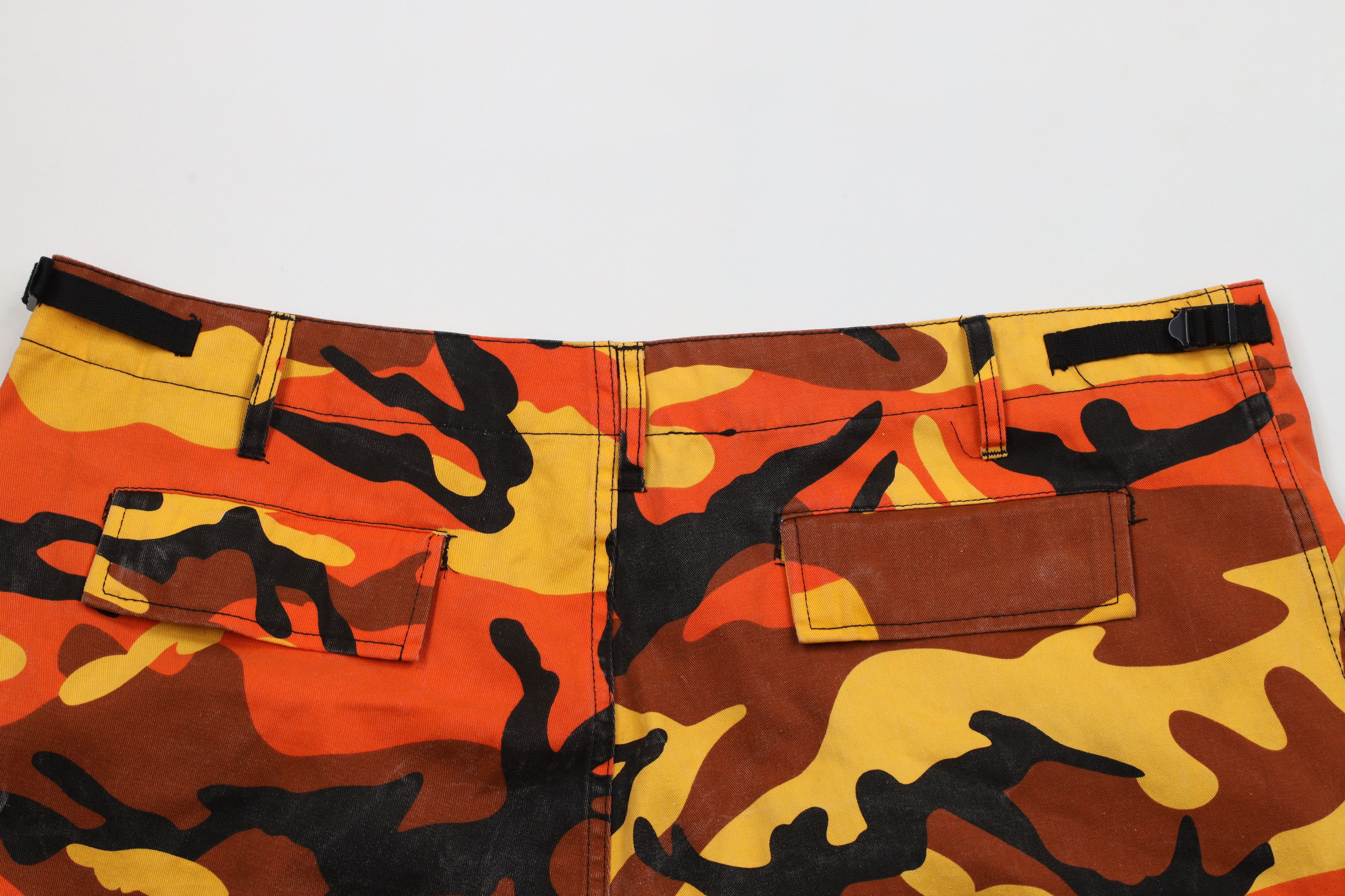 Rothco × Vintage Vintage Rothco Military BDU Camouflage Cargo Shorts Orange Size US 36 / EU 52 - 12 Thumbnail