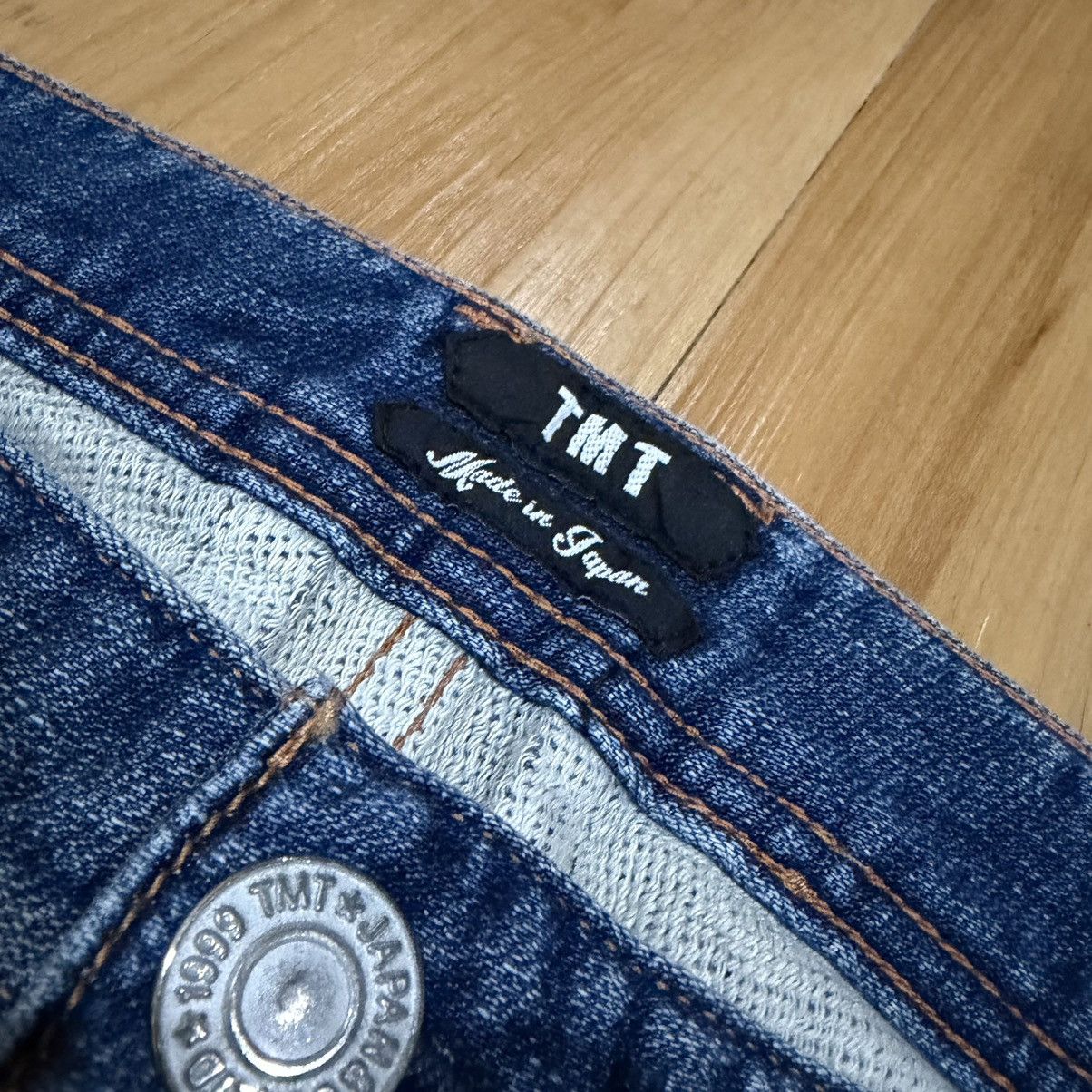 TMT TMT Japan Damaged Distressed Stitch Denim Jeans Size US 34 / EU 50 - 8 Thumbnail
