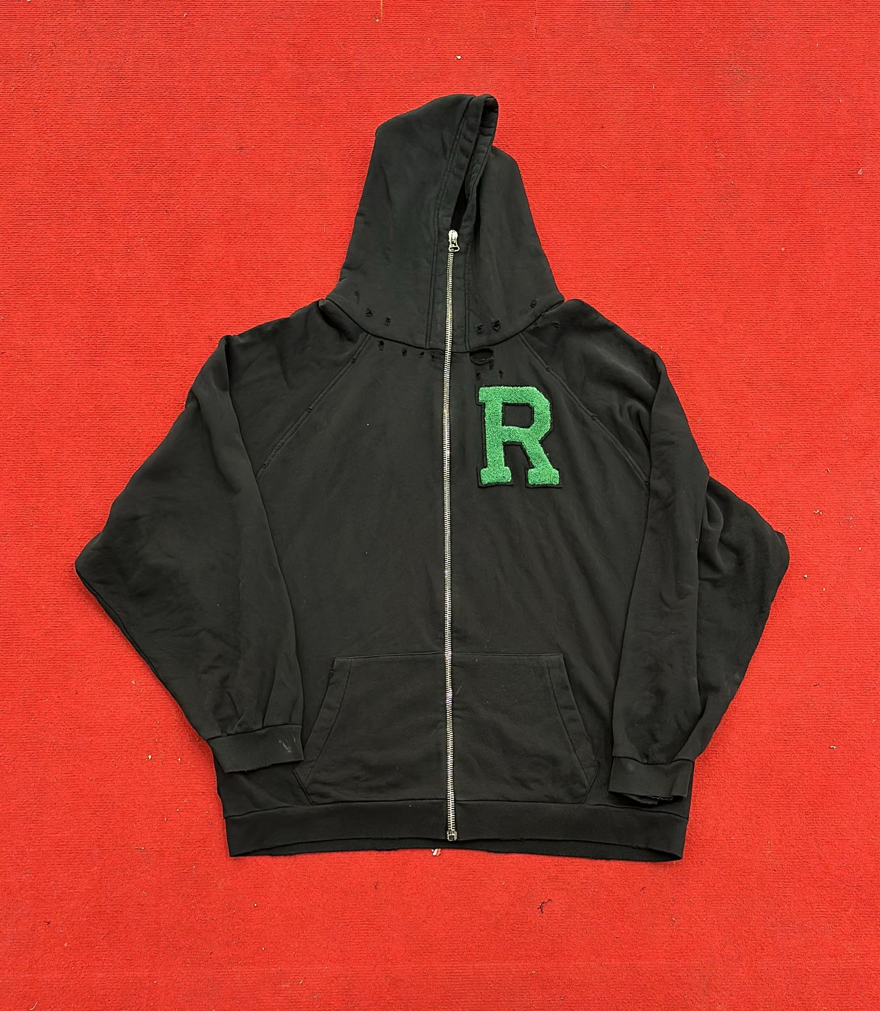 Raf Simons CC000021 I Love You Zip Hoodie in Black Size US S / EU 44-46 / 1 - 2 Thumbnail