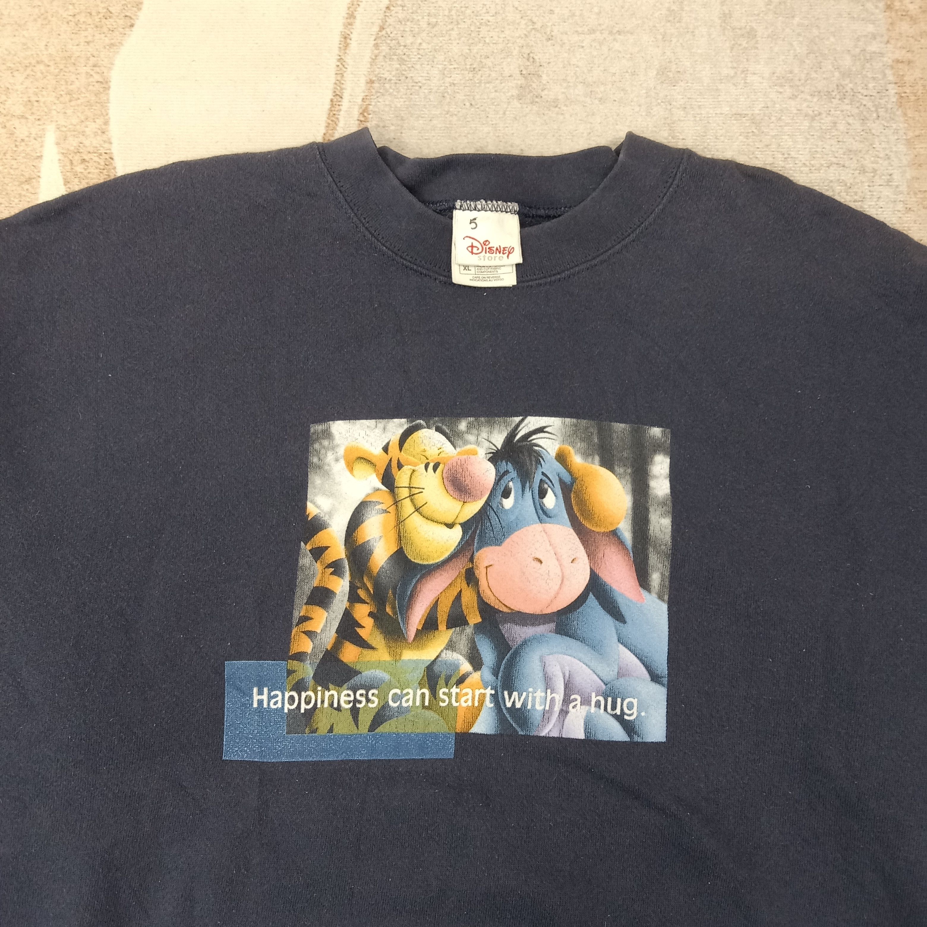 Disney Tigger and Eeyore Cartoon Sweatshirt C262N3 Size US XL / EU 56 / 4 - 2 Thumbnail