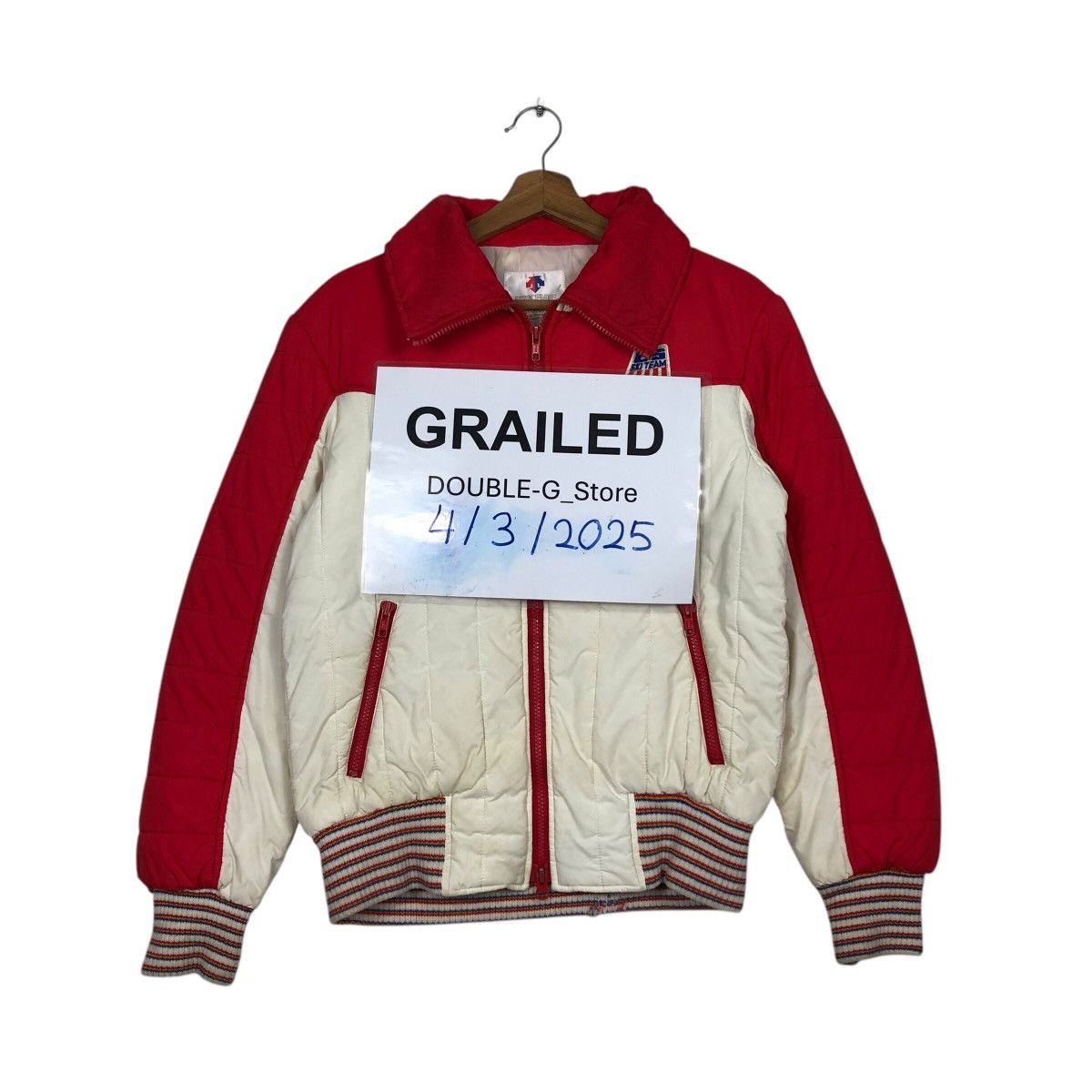 📌Vintage Bomber Jacket Us Ski Team Descente Rare Design
