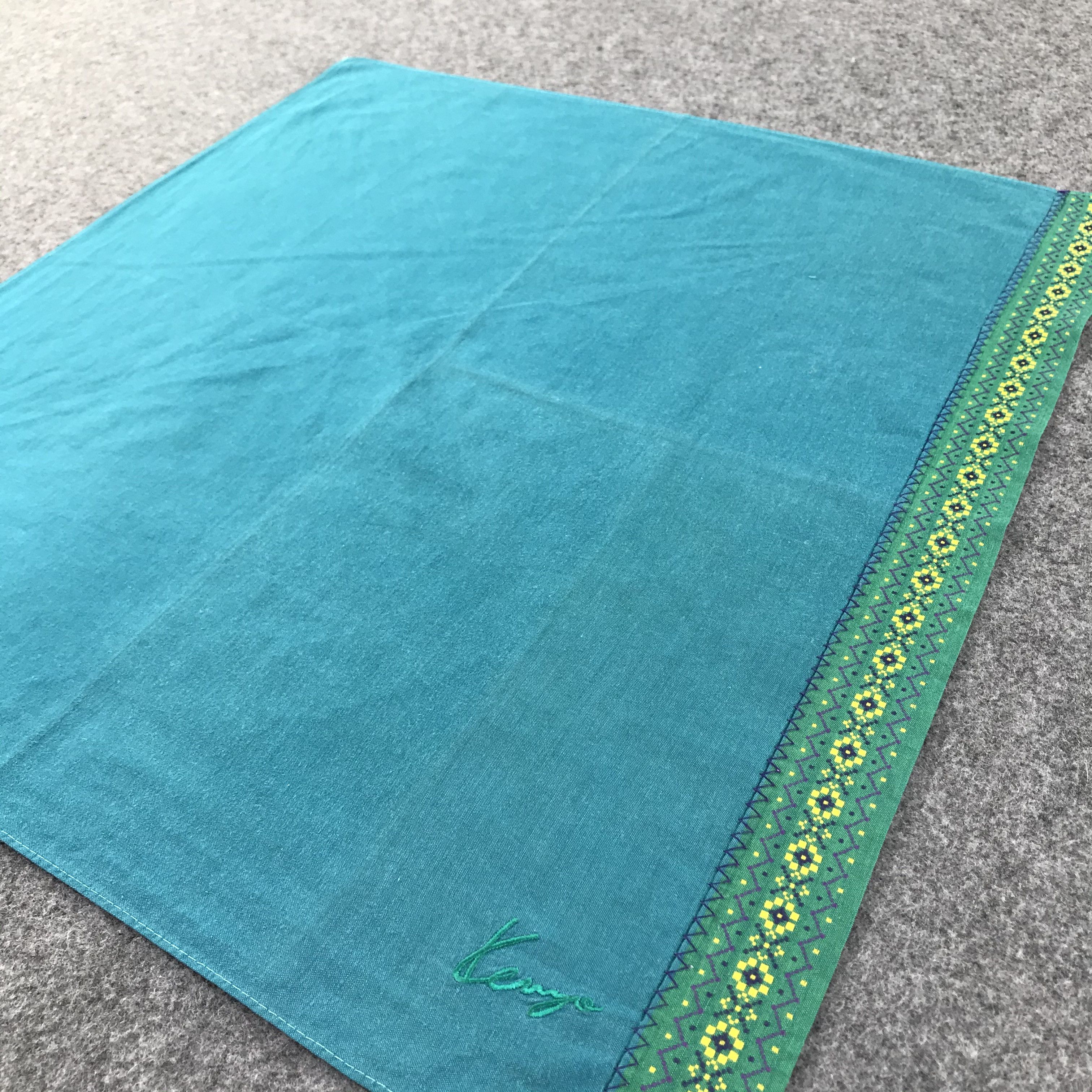 Japanese Brand Kenzo Handkerchief Neckerchief Bandana H262 Size ONE SIZE - 5 Thumbnail