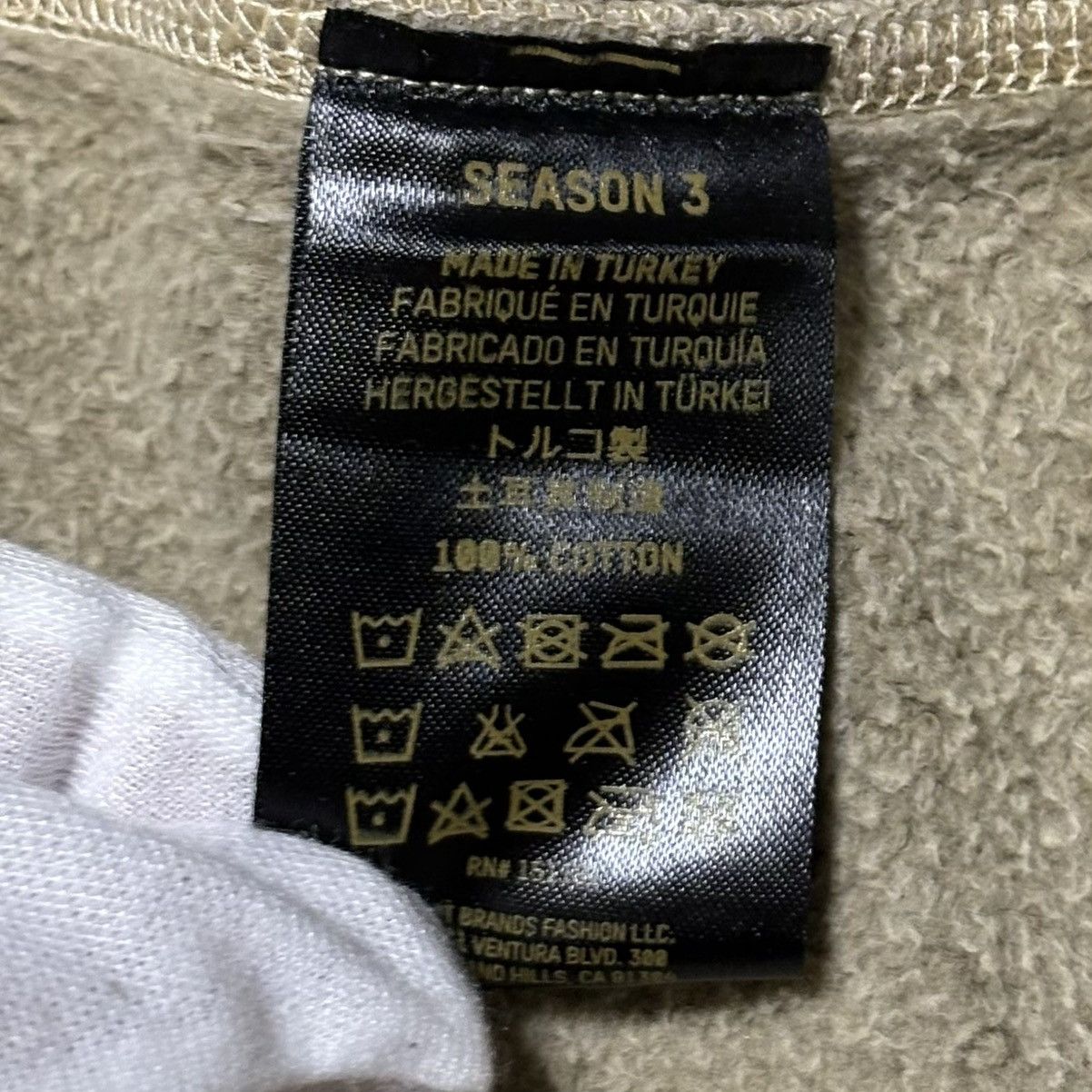 Yeezy YEEZY SEASON 3 FLEECE CREWNECK SWEATSHIRT YZY SZN Size US S / EU 44-46 / 1 - 8 Thumbnail