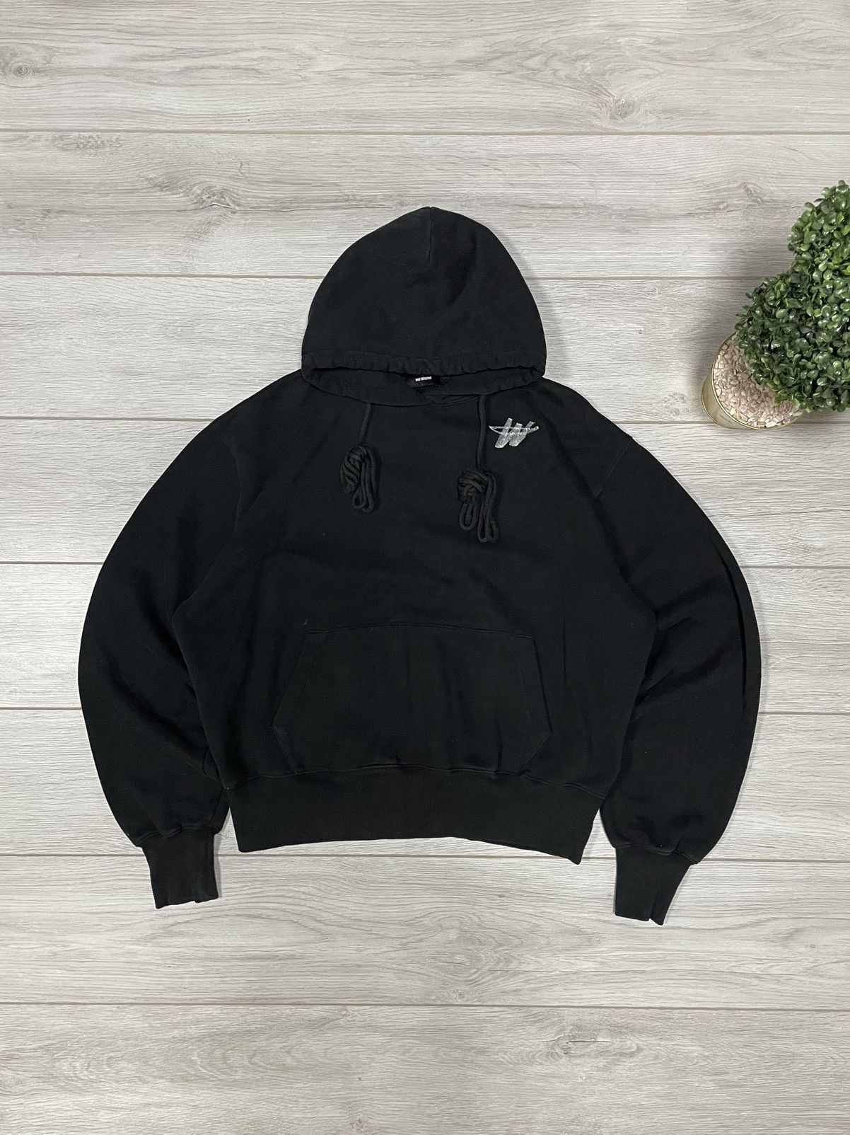 WE11DONE We11Done WD logo Oversized Korea Hoodie Size US S / EU 44-46 / 1 - 1 Thumbnail