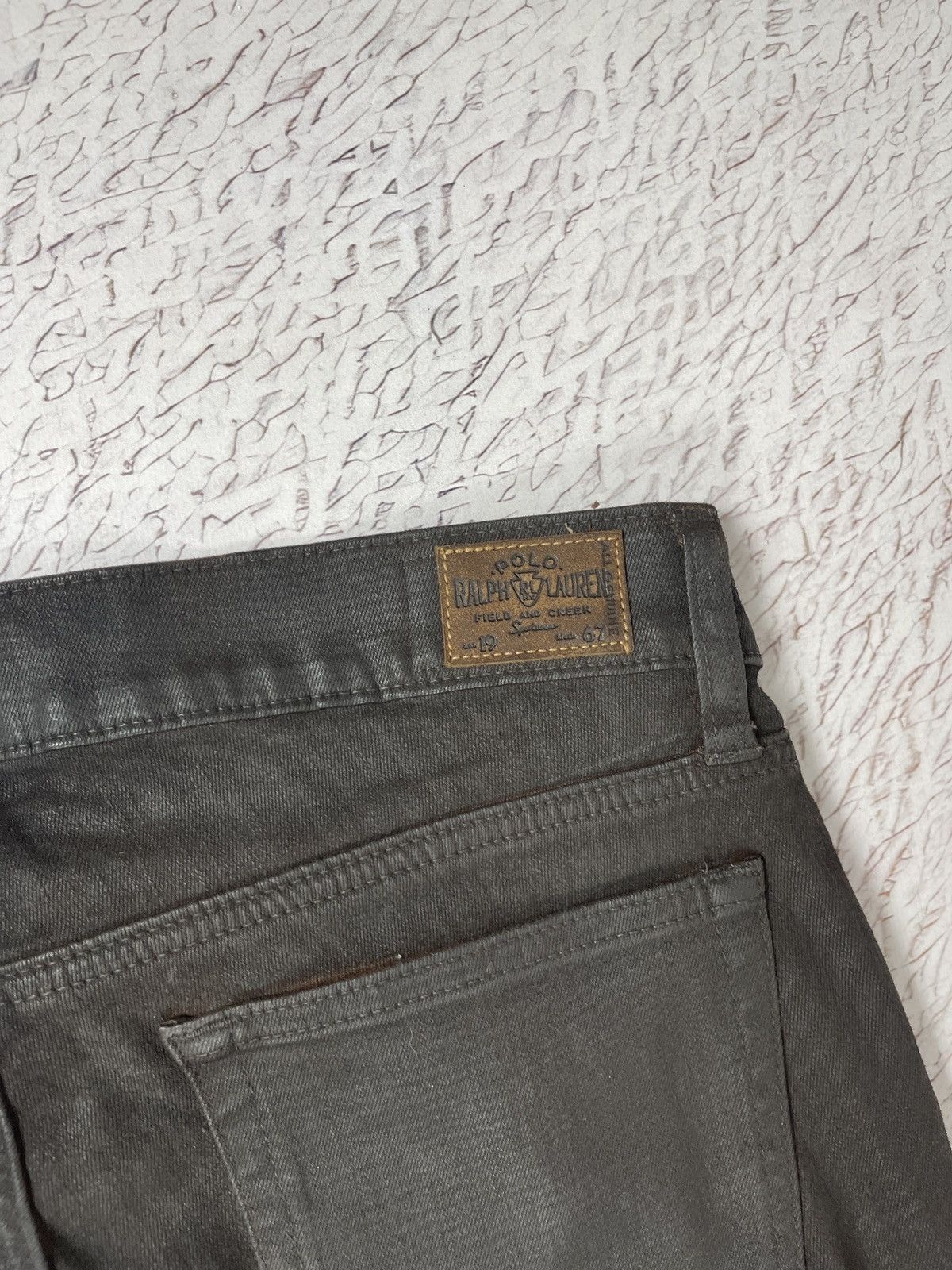 Polo Ralph Lauren Polo Ralph Lauren Talon zipper waxed style jeans pants Size 29" - 19 Thumbnail