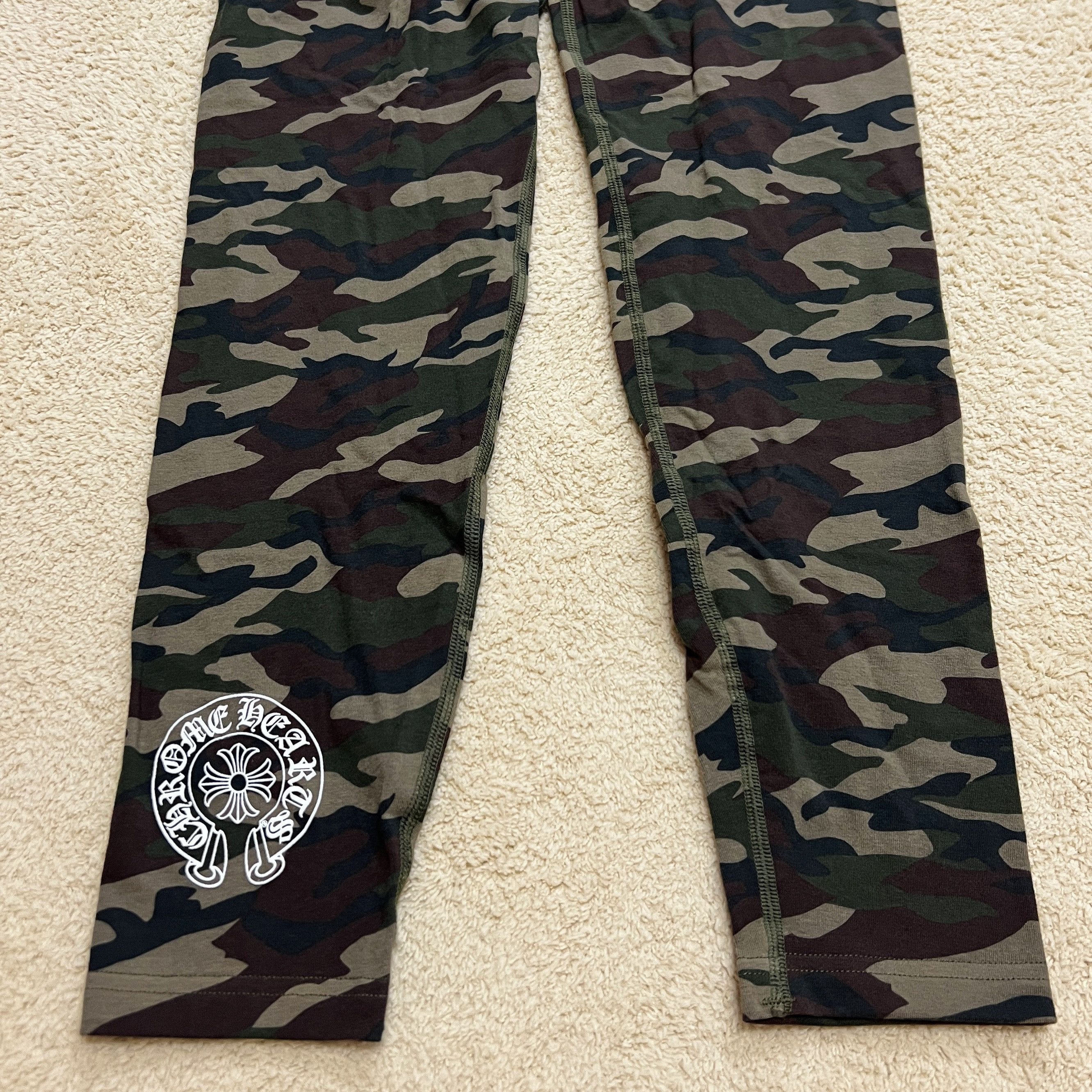 Chrome Hearts Chrome Hearts Camo Horseshoe Logo Print Leggings Size 29" - 2 Thumbnail