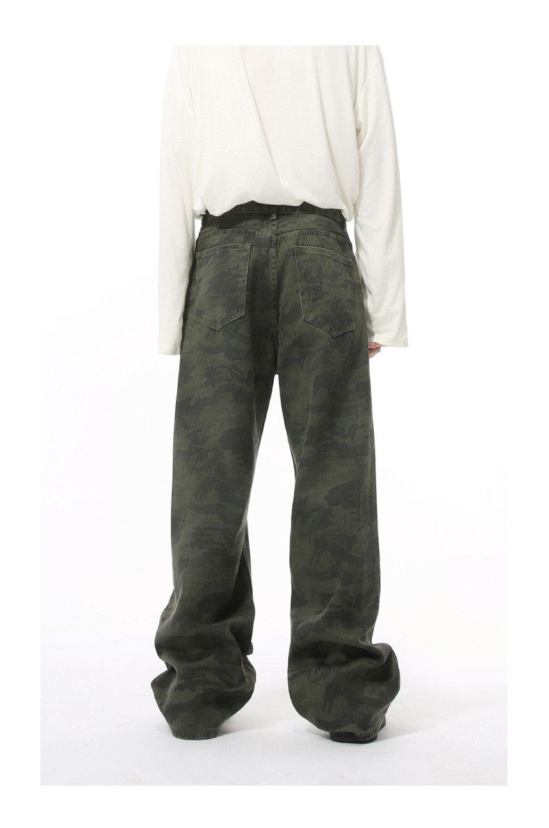 Japanese Brand × Jean Camouflage cleanfit basic straight dark wash jeans Size US 32 / EU 48 - 6 Thumbnail
