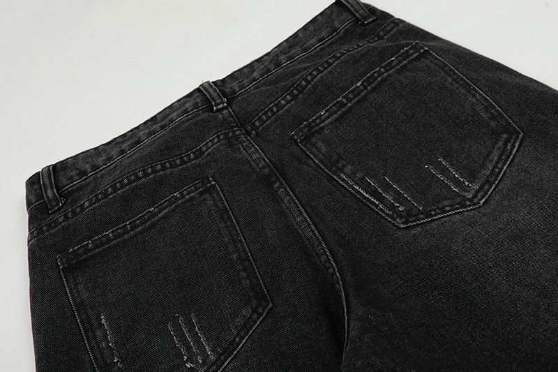 Jean American retro washed whiskered scimitar jeans for men Size US 32 / EU 48 - 5 Thumbnail