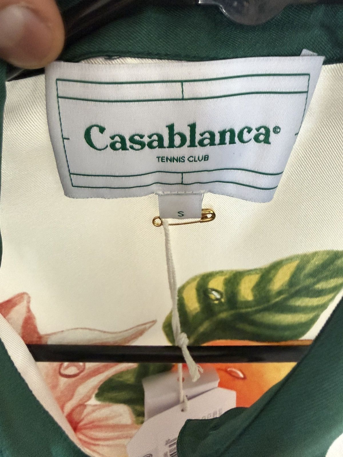 Casablanca Casablanca L’Orange Long Sleeve Silk Shirt Size US S / EU 44-46 / 1 - 6 Thumbnail