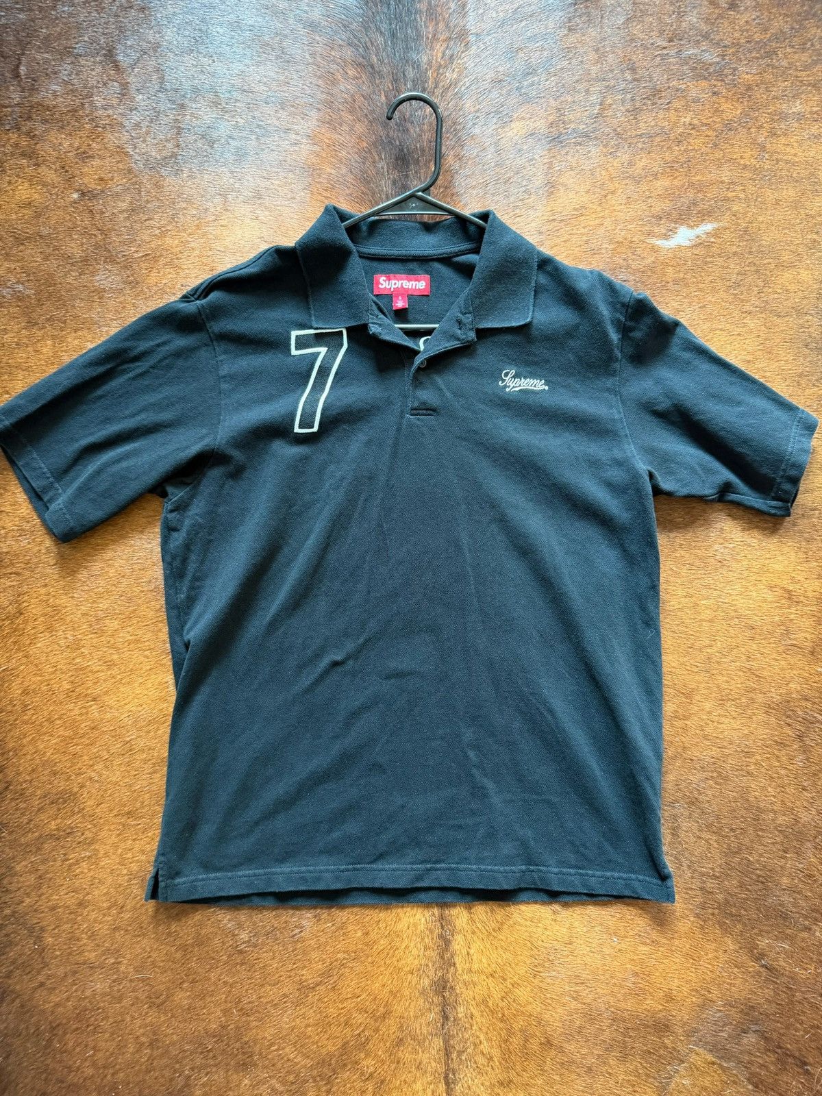Supreme Cursive Polo Black Lサイズ Supreme Cursive Polo Black | eBay