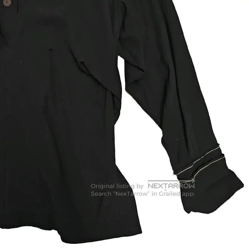Loewe Loewe Black Long Sleeve Wool Blend Shirt . Size S / US 4 / IT 40 - 4 Thumbnail