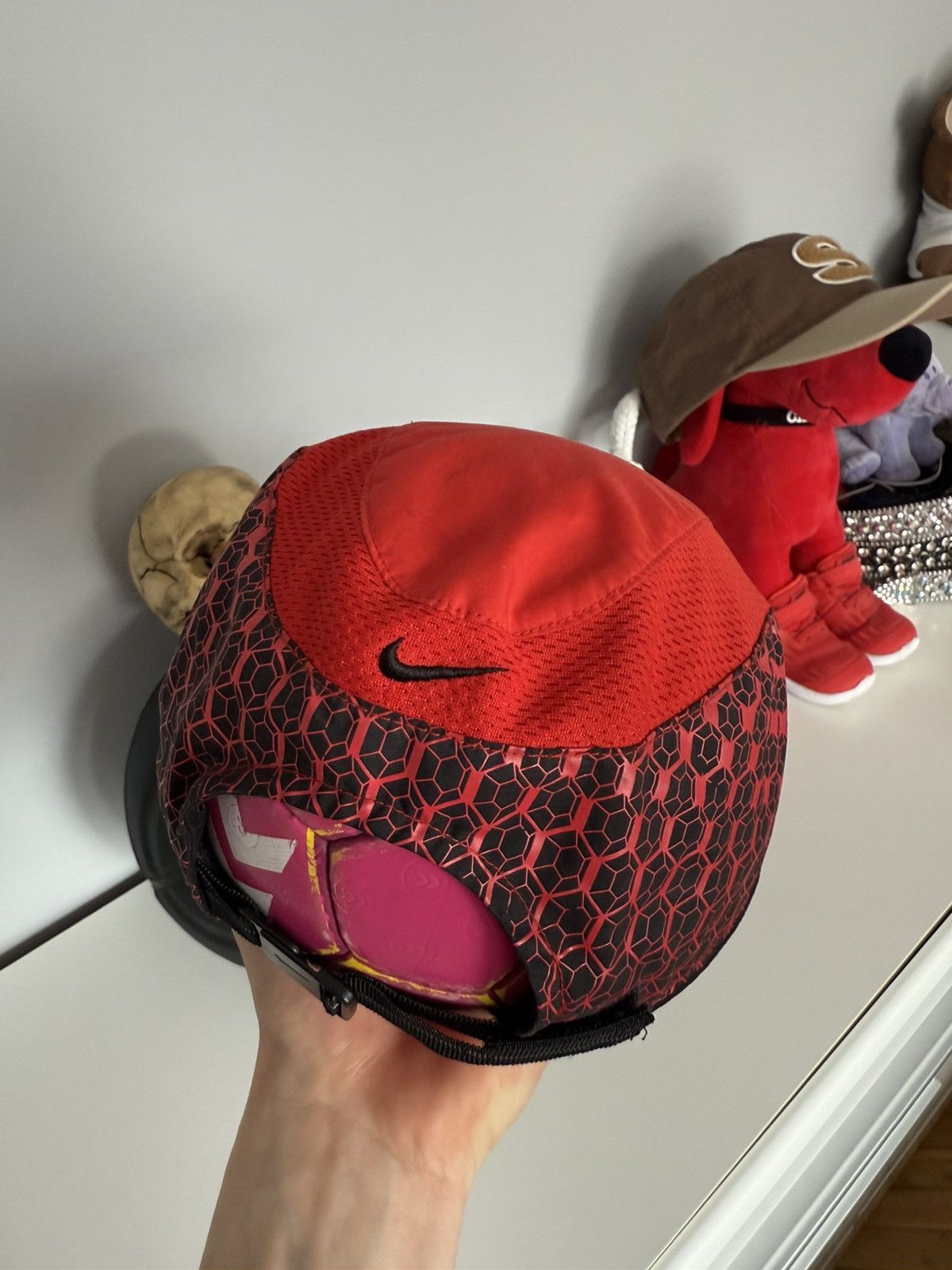 Nike × Vintage Nike TN Tuned Air Vintage 00’s Swoosh Cap Hat One Size Size ONE SIZE - 8 Thumbnail