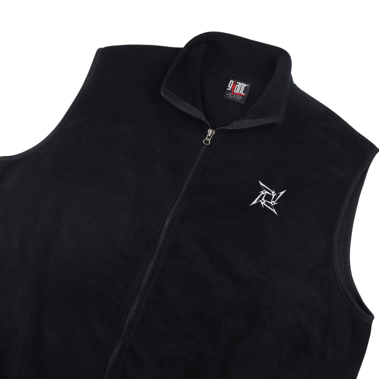 Giant × Vintage Vintage Giant Metallica Logo Fleece Vest Size US XL / EU 56 / 4 - 2 Thumbnail