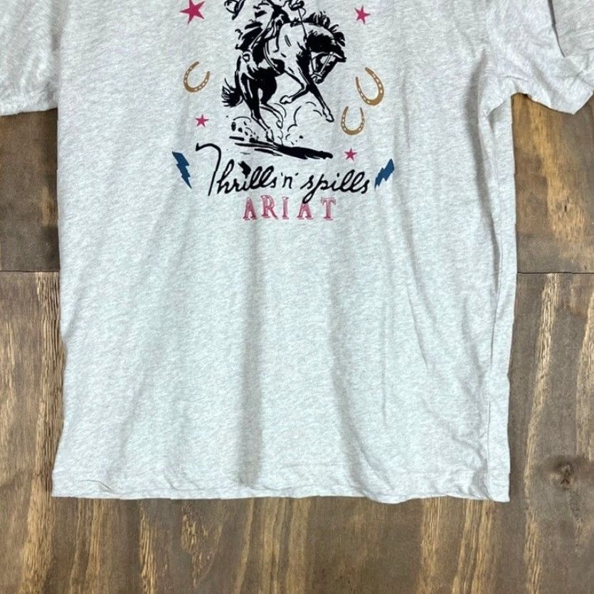 Ariat Ariat Shirt Tan Thrills n' Spills Boyfriend Fit Short Sleeve Medium Womens Shirt Tan Thrills n' Spills Boyfriend Fit Short Sleeve Medium Womens Size M / US 6-8 / IT 42-44 - 3 Thumbnail