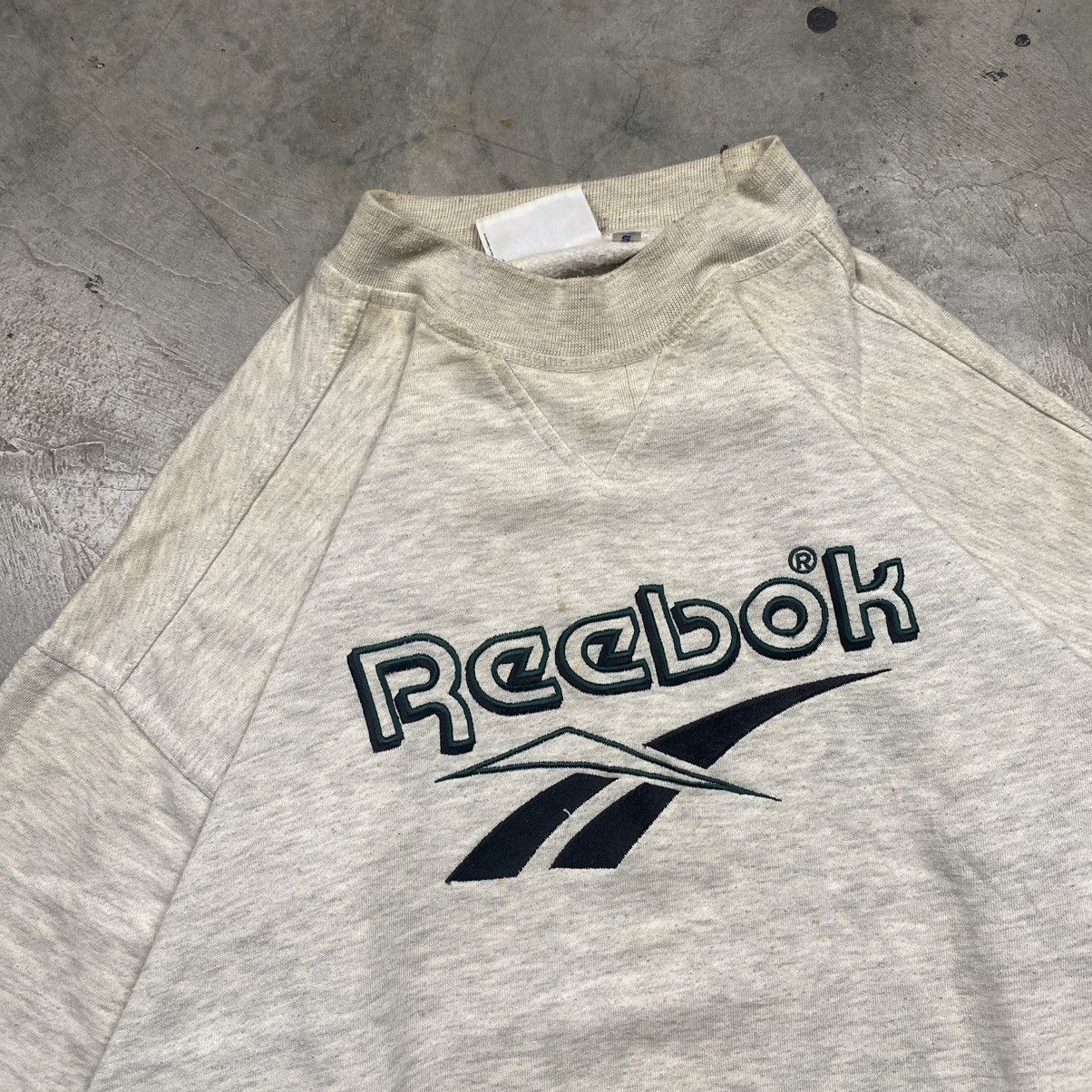 Reebok × Vintage 90s Reebok Big Logo Boxy Crewneck Size US L / EU 52-54 / 3 - 2 Thumbnail