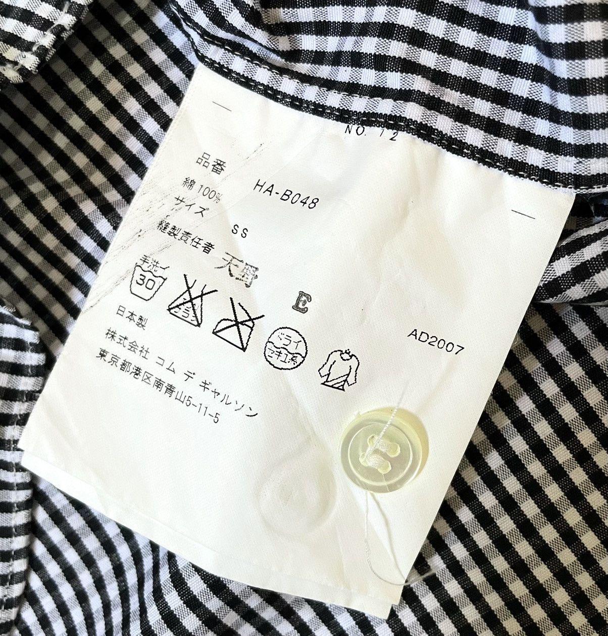 Comme des Garcons Cdg homme AD2007 checkered panel button up Size US S / EU 44-46 / 1 - 5 Thumbnail