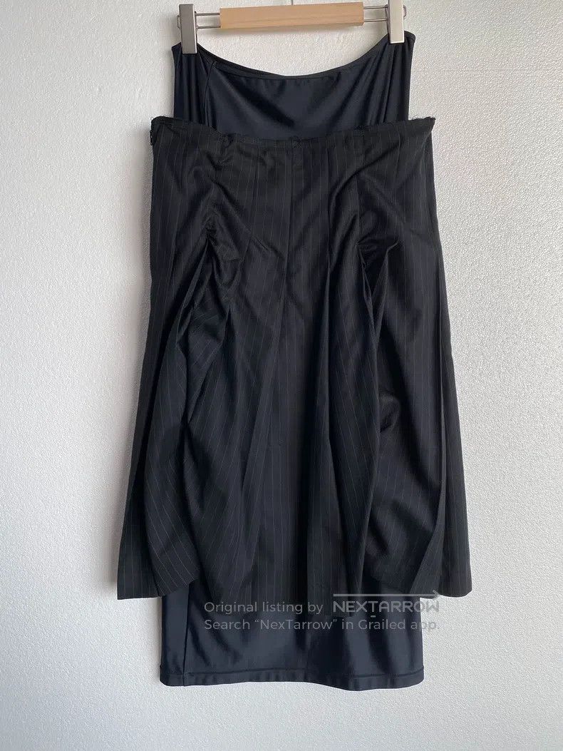 Comme des Garcons Comme Des Garcons size L Patched deconstructed dual skirt Size 23" - 1 Thumbnail