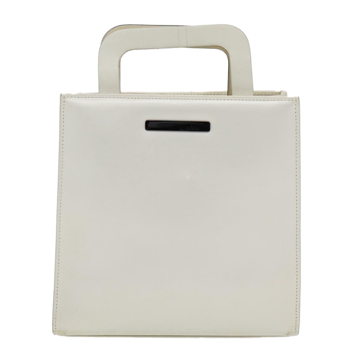 Gucci Jackie White Leather Handbag (Pre-Owned) Size ONE SIZE - 1 Thumbnail