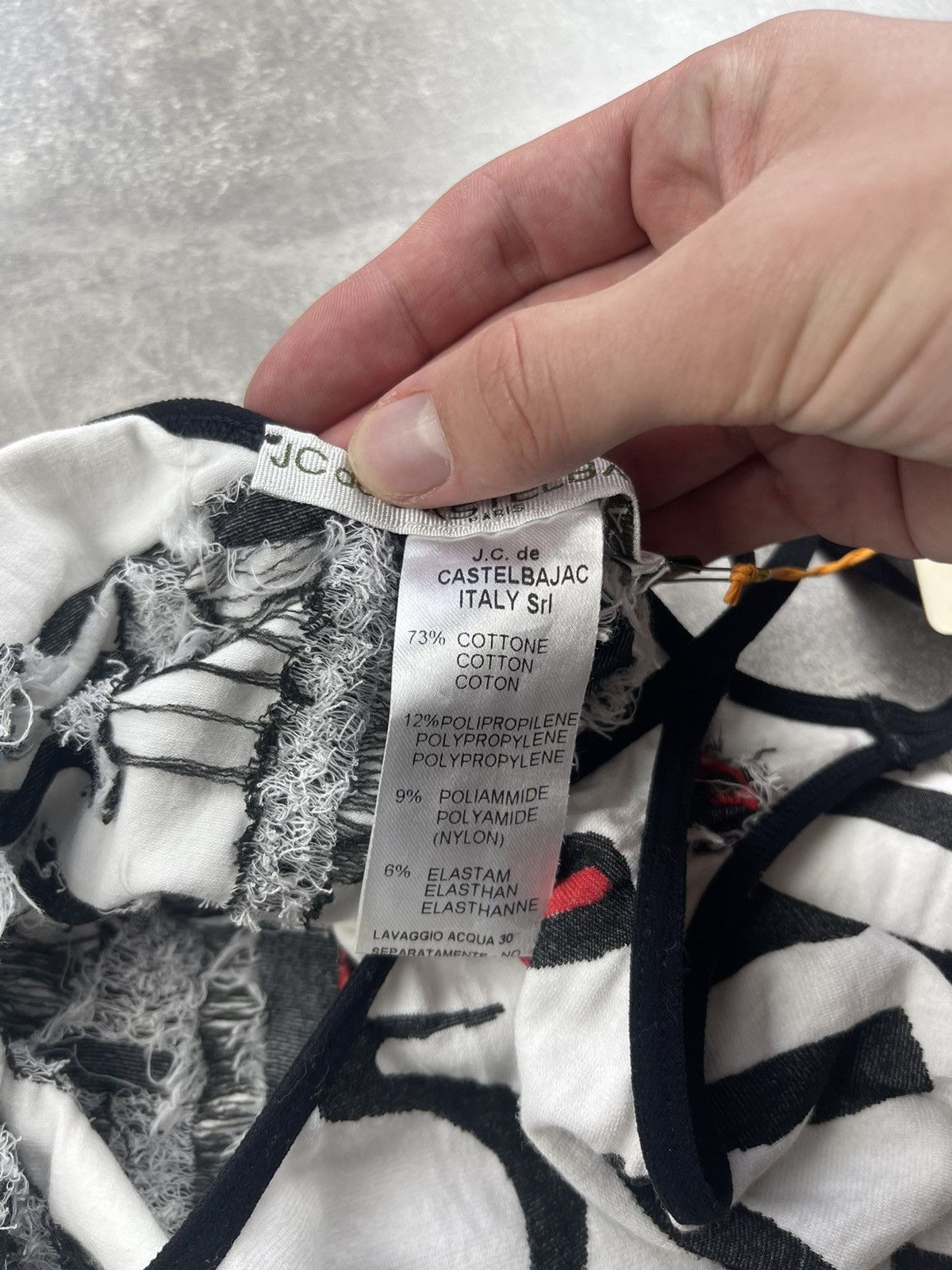 Jean Charles De Castelbajac × Vintage Jean Charles de Castelbajac White Vintage Archive Art Shirt Size XS / US 0-2 / IT 36-38 - 13 Thumbnail