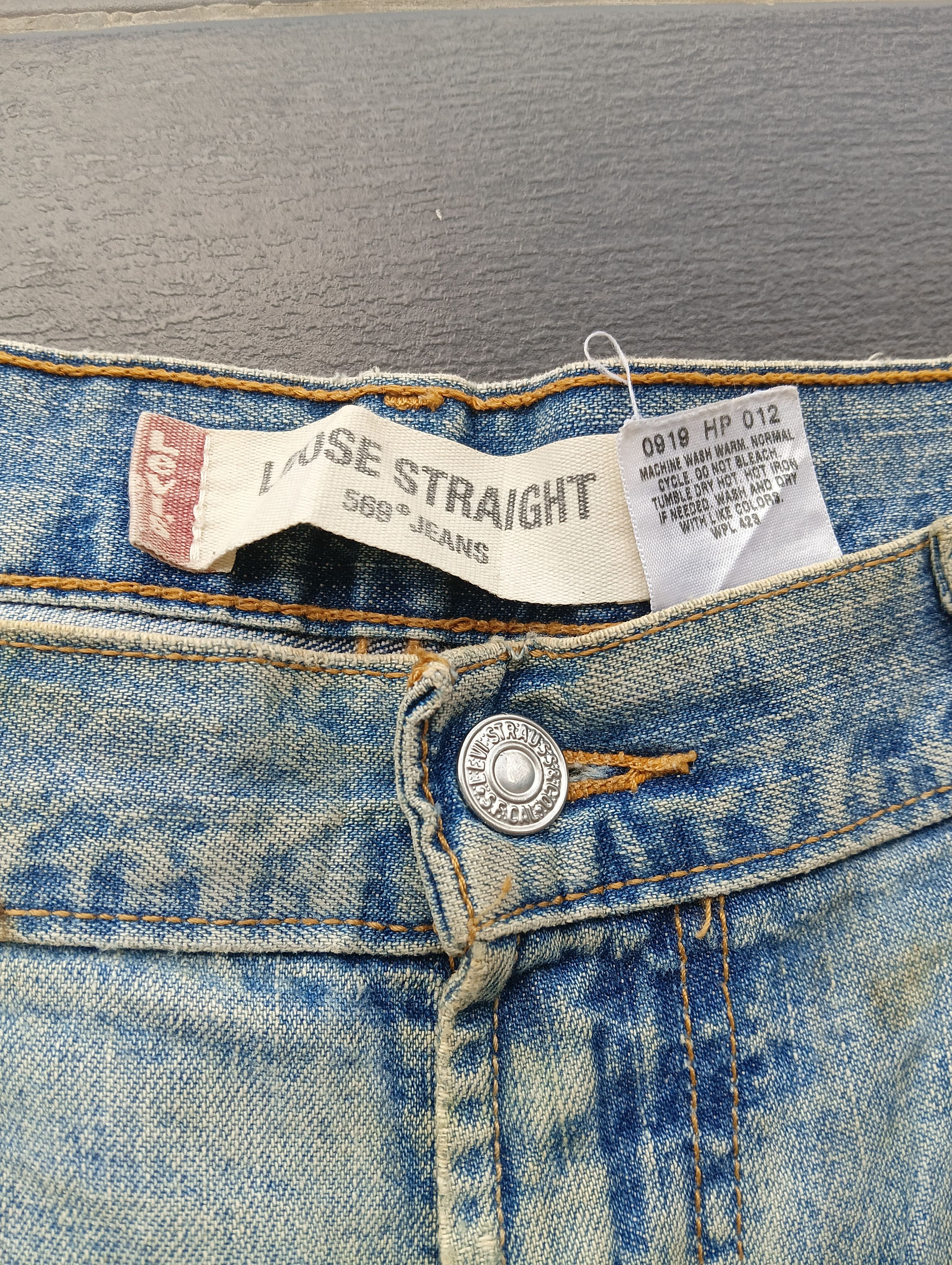 Levi's Vintage Clothing levis distressed jeans size 37 Size US 37 - 5 Thumbnail