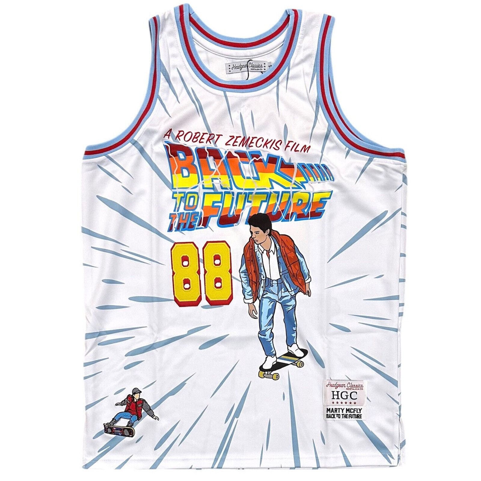 Back to the Future Headgear Classics Basketball Jersey