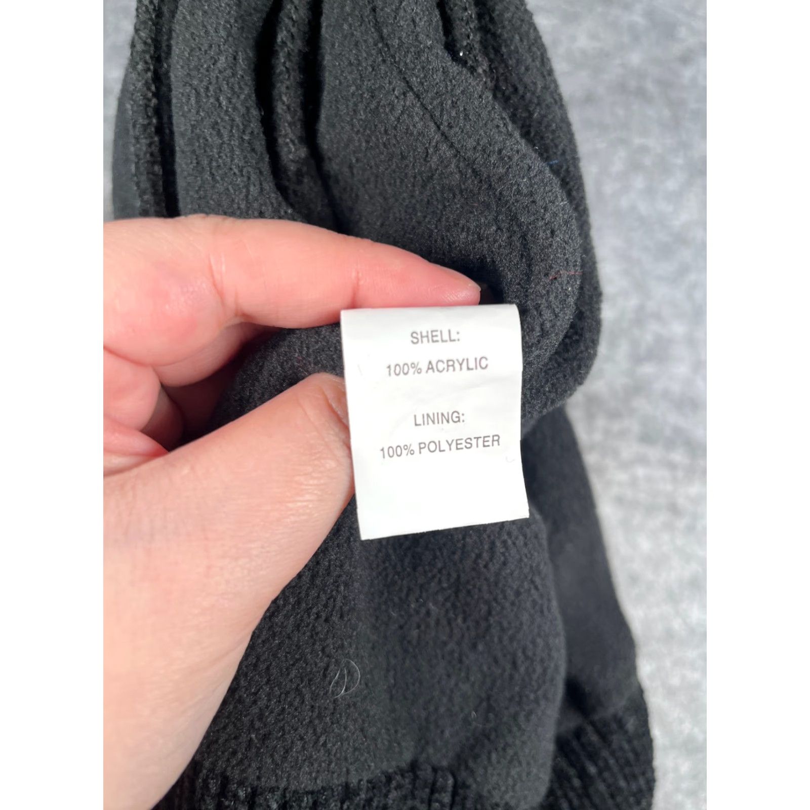 Vintage Family Dollar Beanie Toque Adult One Size Black Knit Acrylic Polyester Lined Ski Size ONE SIZE - 6 Thumbnail