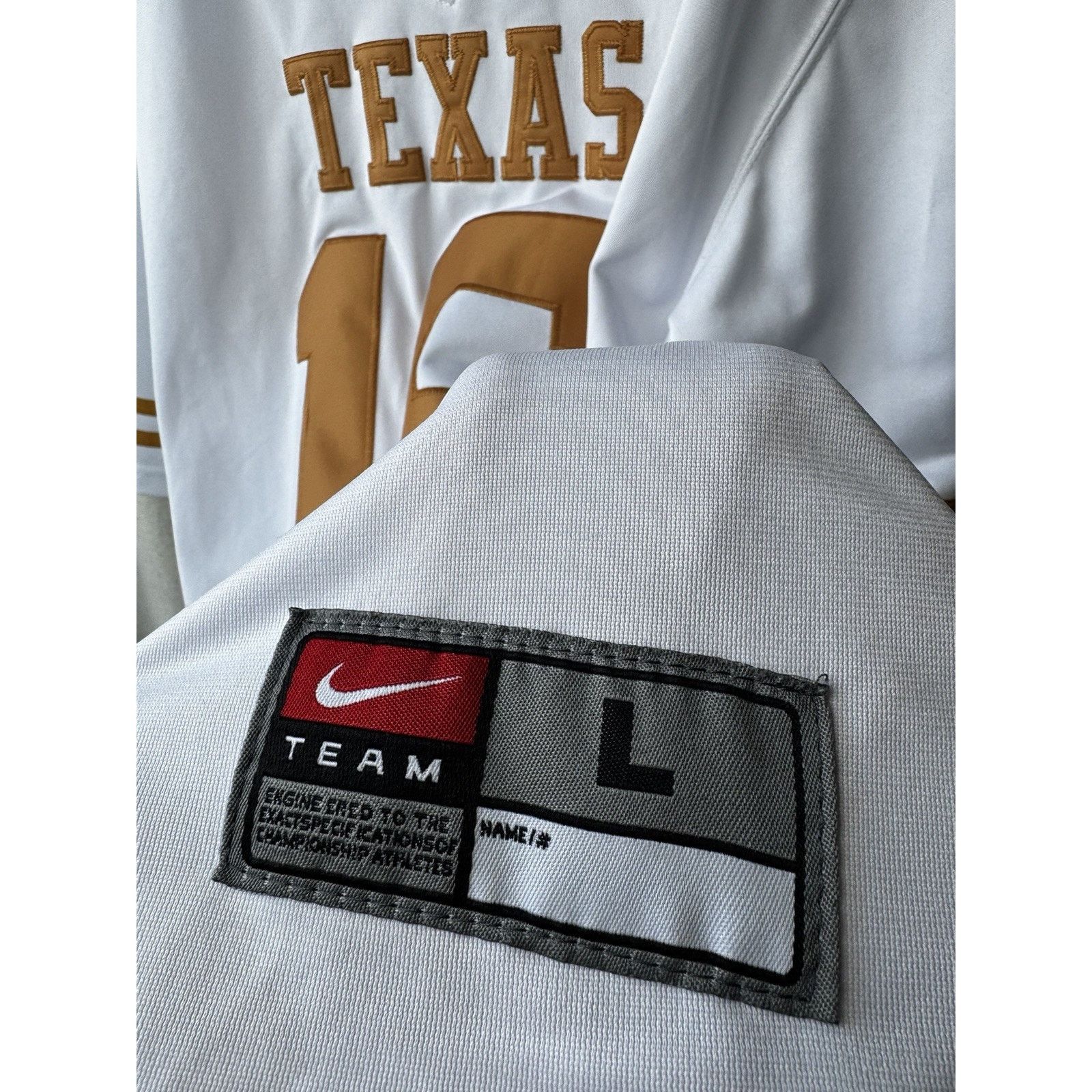 Nike Nike Team Texas Longhorns #16 Manning Jersey (L) Vintage Size US L / EU 52-54 / 3 - 4 Thumbnail