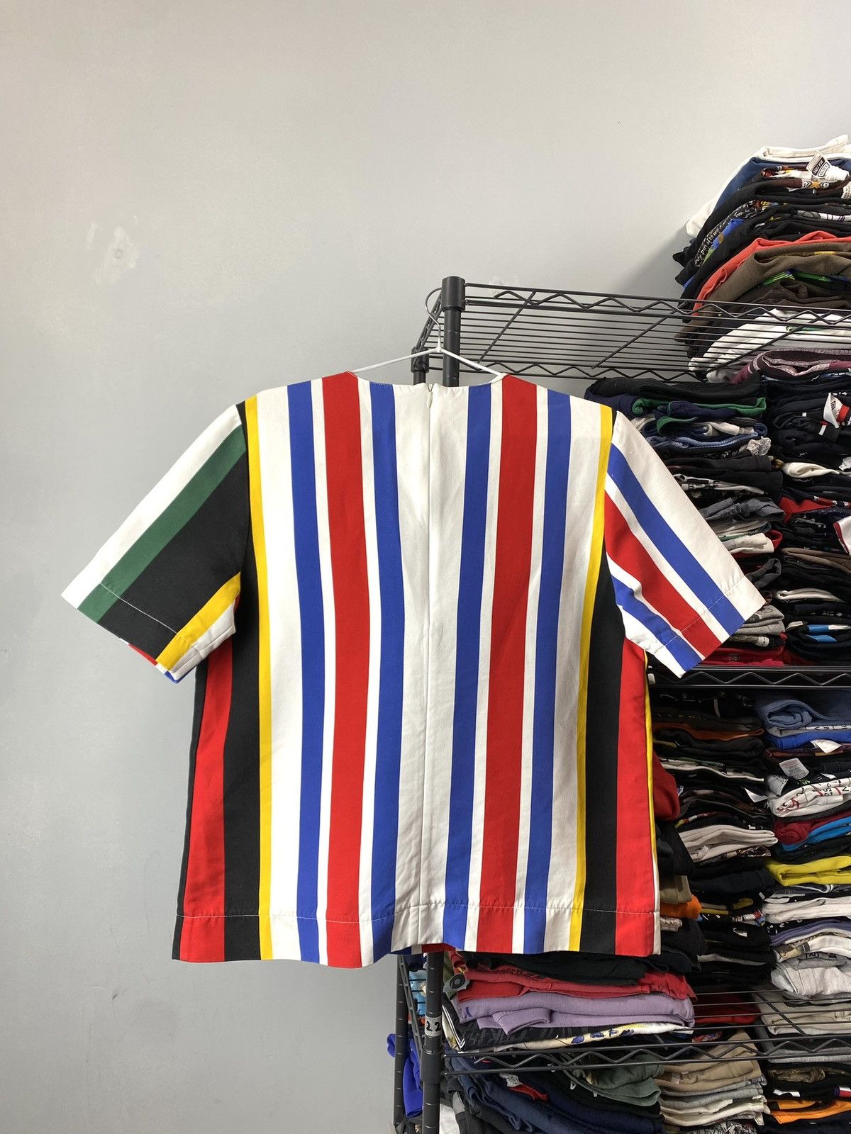 Marni Marni Stripped Multicolor Shirt T Shirt Dress Size M / US 6-8 / IT 42-44 - 6 Thumbnail