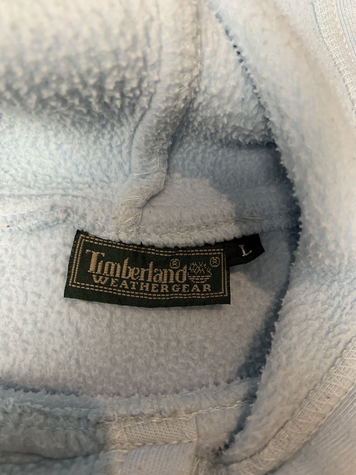 Timberland Vintage Hoodie Timberland Sky Blue Colour Size US L / EU 52-54 / 3 - 6 Thumbnail