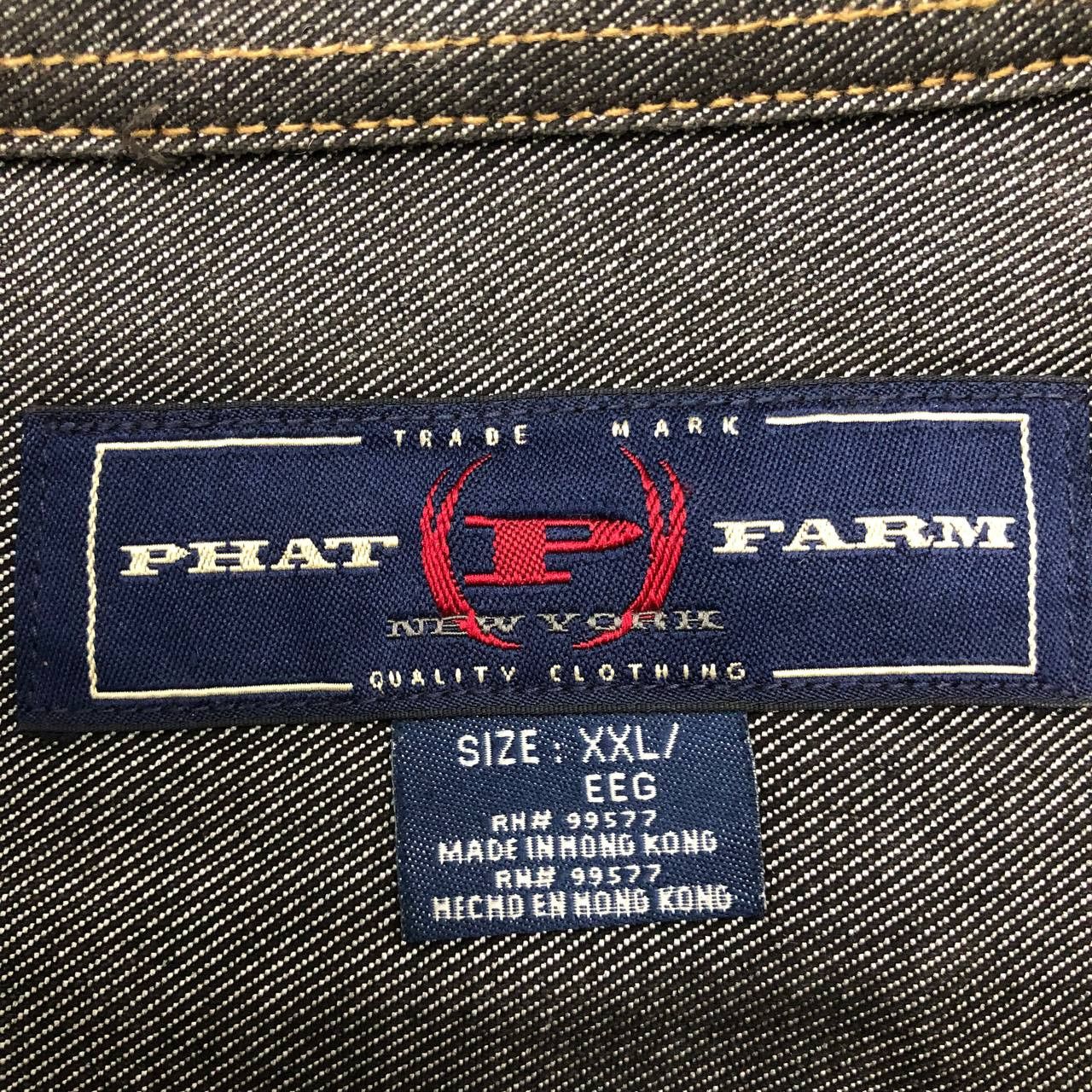 Phat Farm Y375 PHAT FARM 90s DENIM JACKET Size US XXL / EU 58 / 5 - 4 Thumbnail