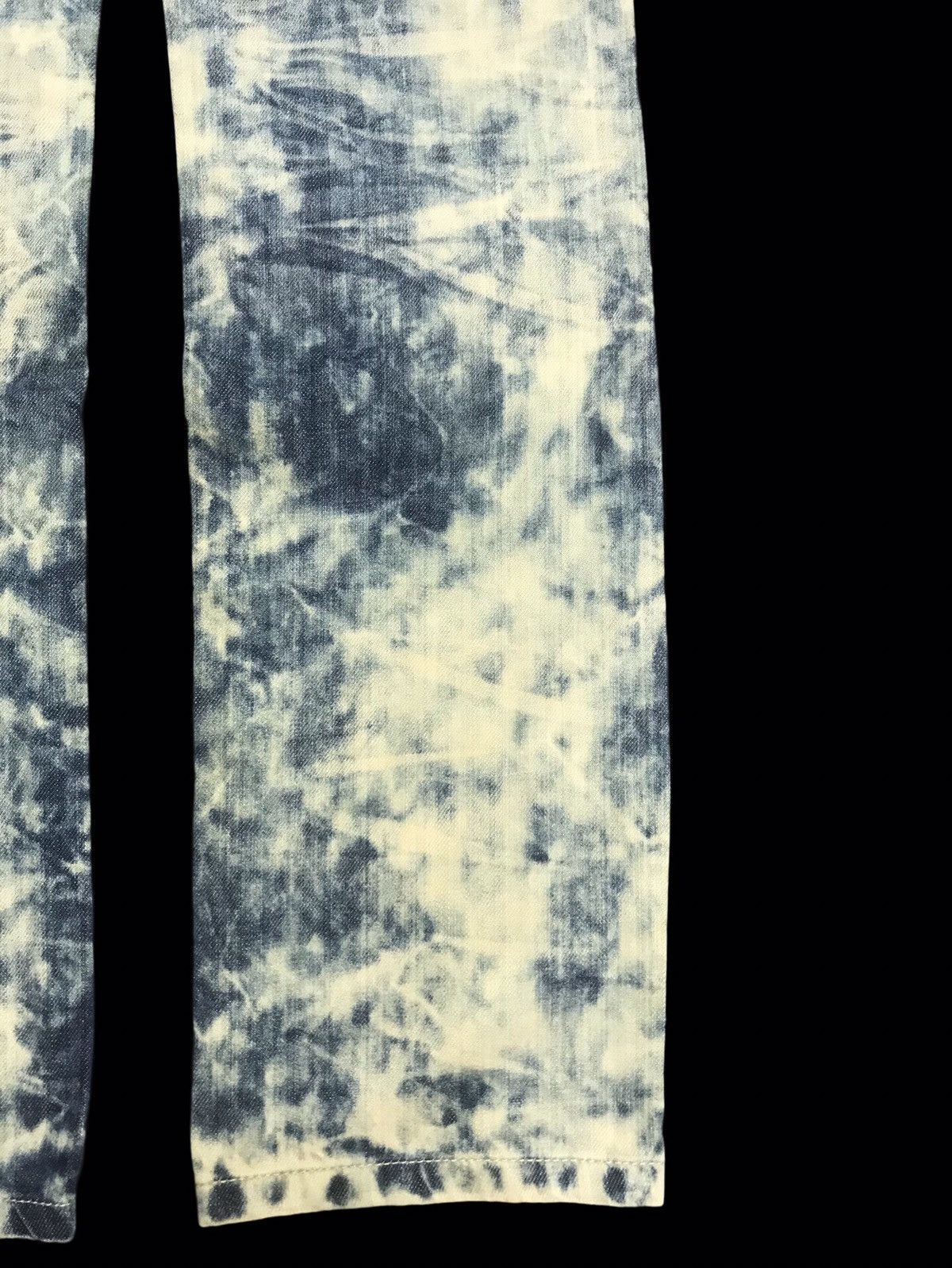 semanticdesign 💥90s Style💥semantic design Acid Wash Bleached Denim F298 Size US 31 - 15 Thumbnail