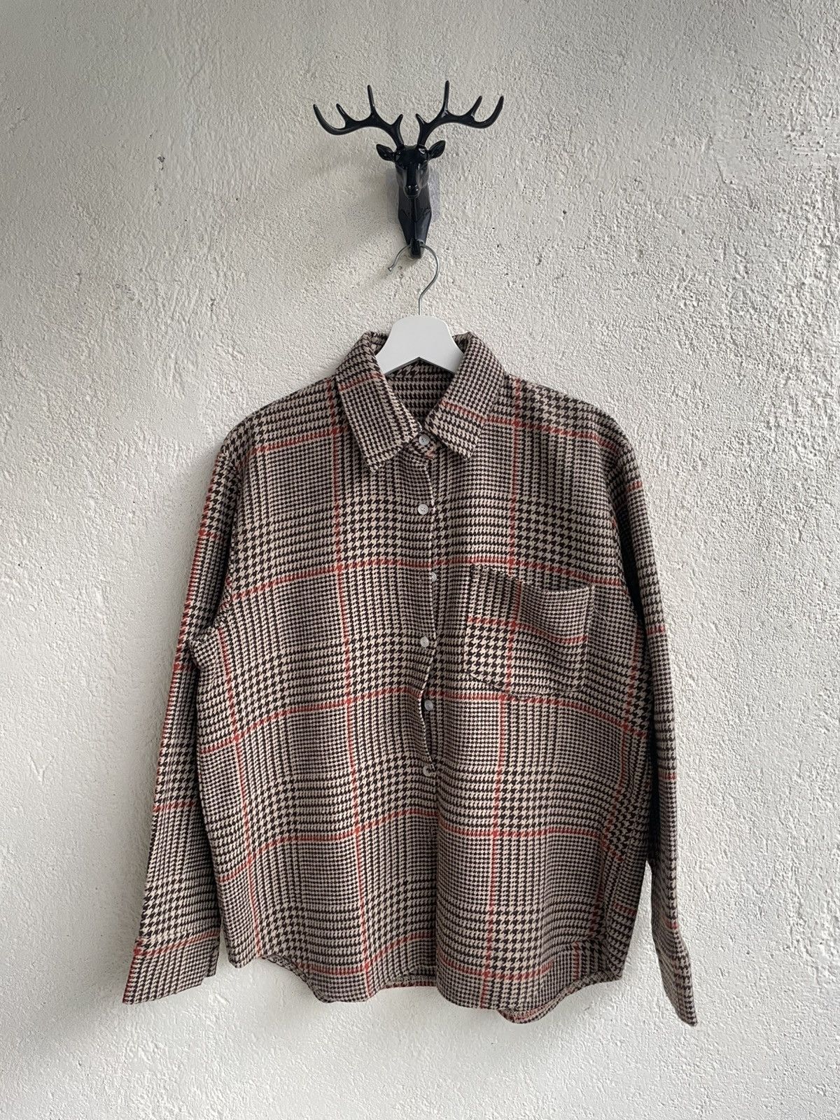 If Six Was Nine 2000s Fuga Flannel Plaid Y2K LGB GOA Hysteric Maison Japan Size US XL / EU 56 / 4 - 1 Thumbnail