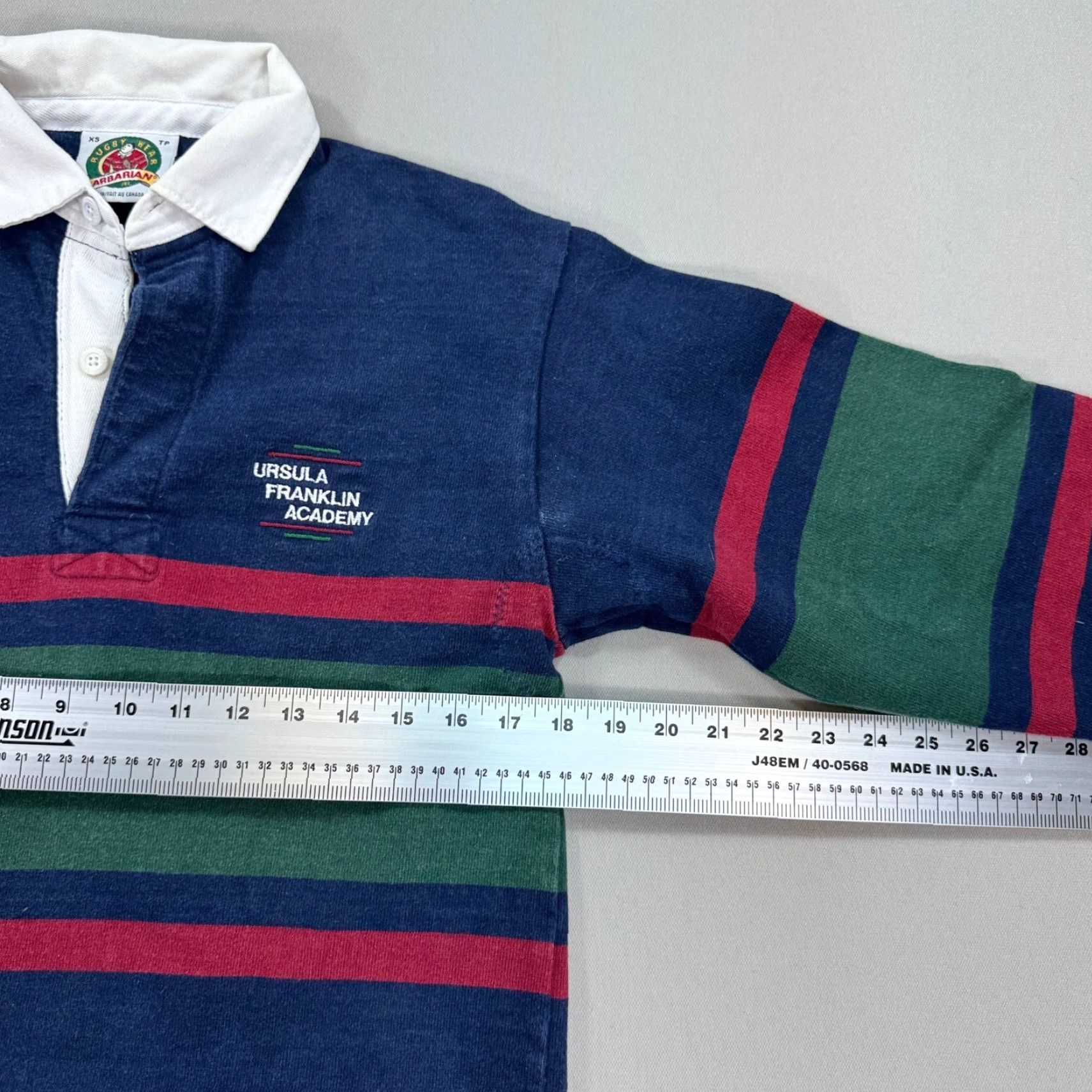 Barbarian Barbarian Shirt Men's XS Navy Blue Rugby Polo Ursula Franklin Academy Canada Size US XS / EU 42 / 0 - 4 Thumbnail