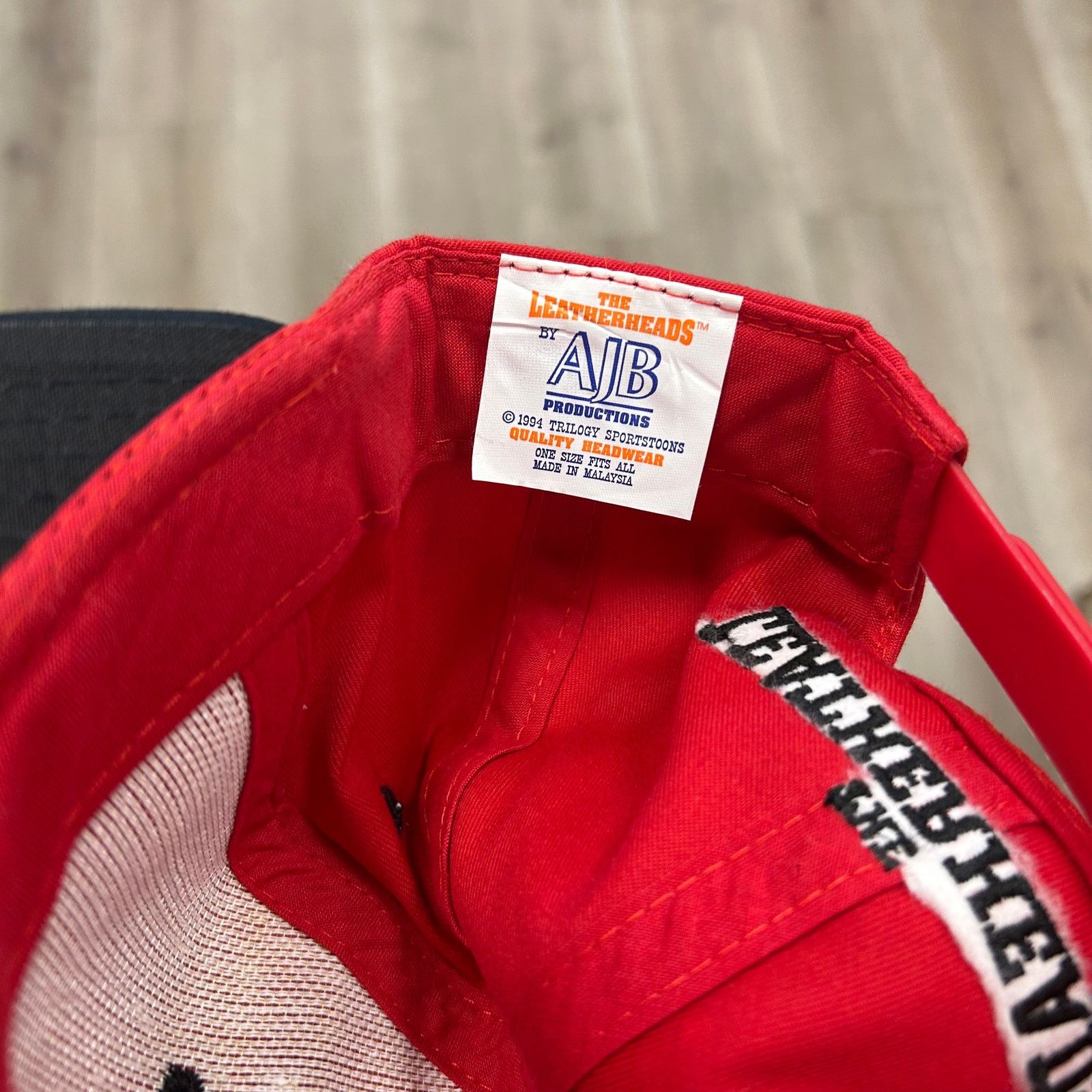 Vintage Vintage 1994 leatherheads red snapback hat cap B25 Size ONE SIZE - 6 Thumbnail