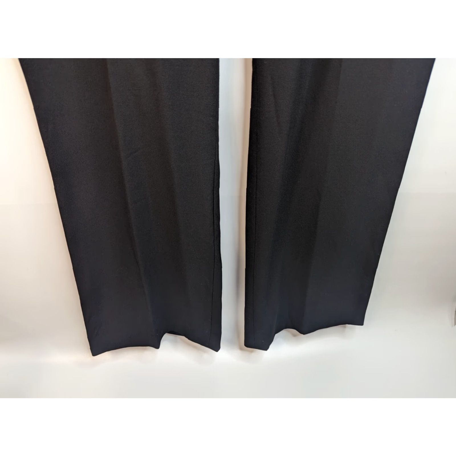 Talbots Talbots Black Pants Womens 12 Casual Business Career Trouser Straight Leg High Rise 30 in Inseam 33 in Waist Regular Stretch Size 24" / US 00 / IT 34 - 3 Thumbnail