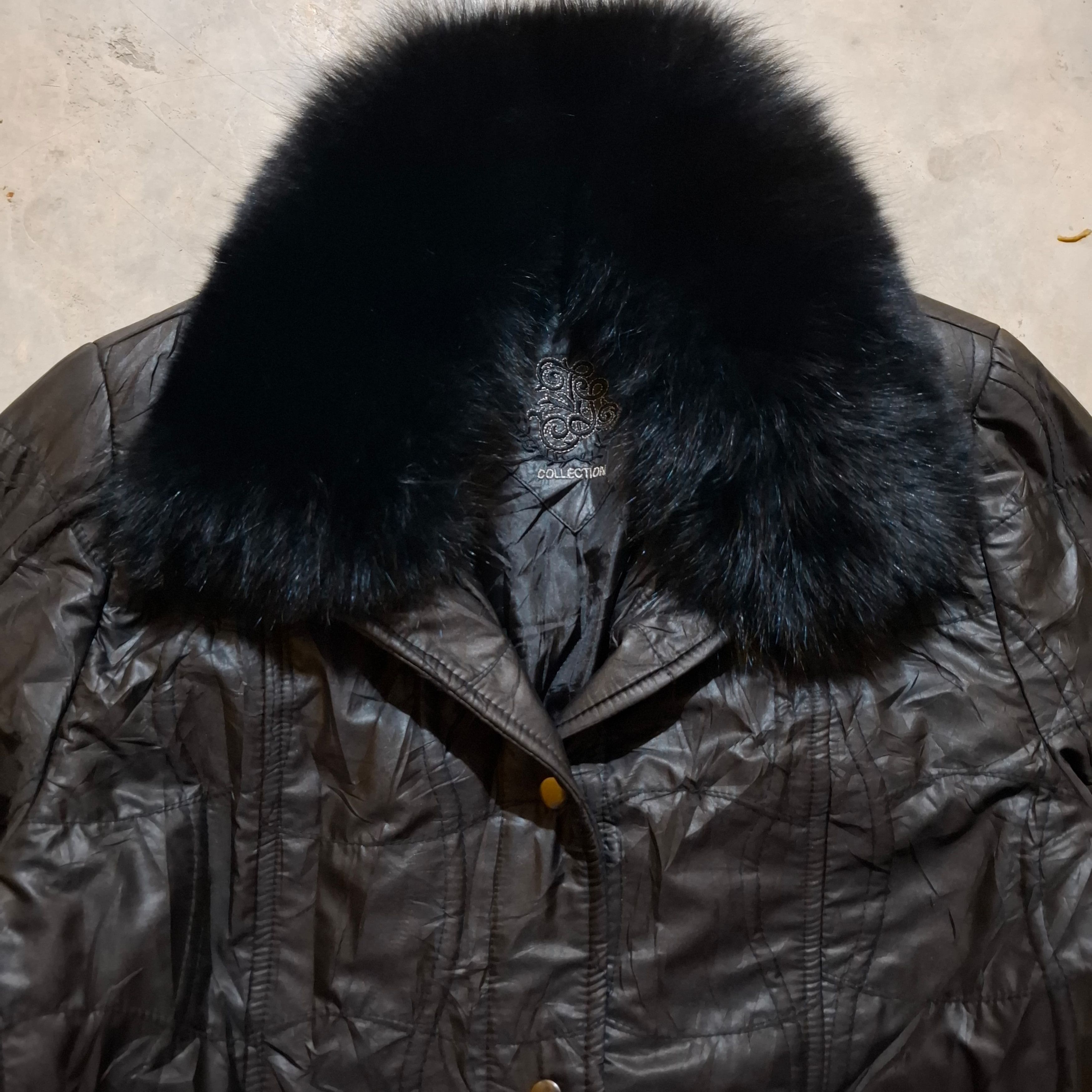 Japanese Brand Vtg Japanese Quilted Fur Jacket lgb if six was nine style Size L / US 10 / IT 46 - 4 Thumbnail