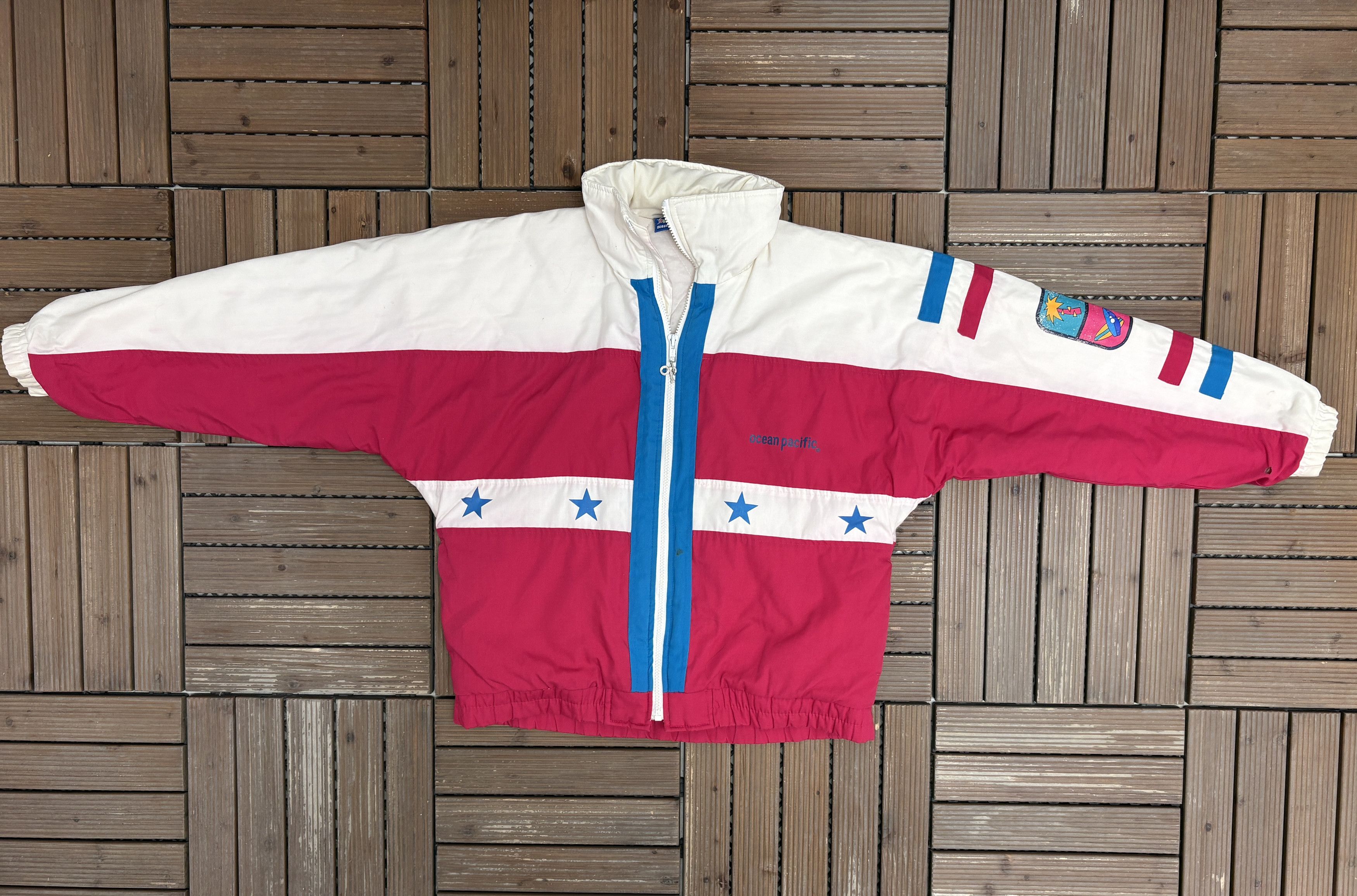 Ocean Pacific × Vintage Ocean Pacific Vintage Pink Jacket Coat Size US S / EU 44-46 / 1 - 5 Thumbnail