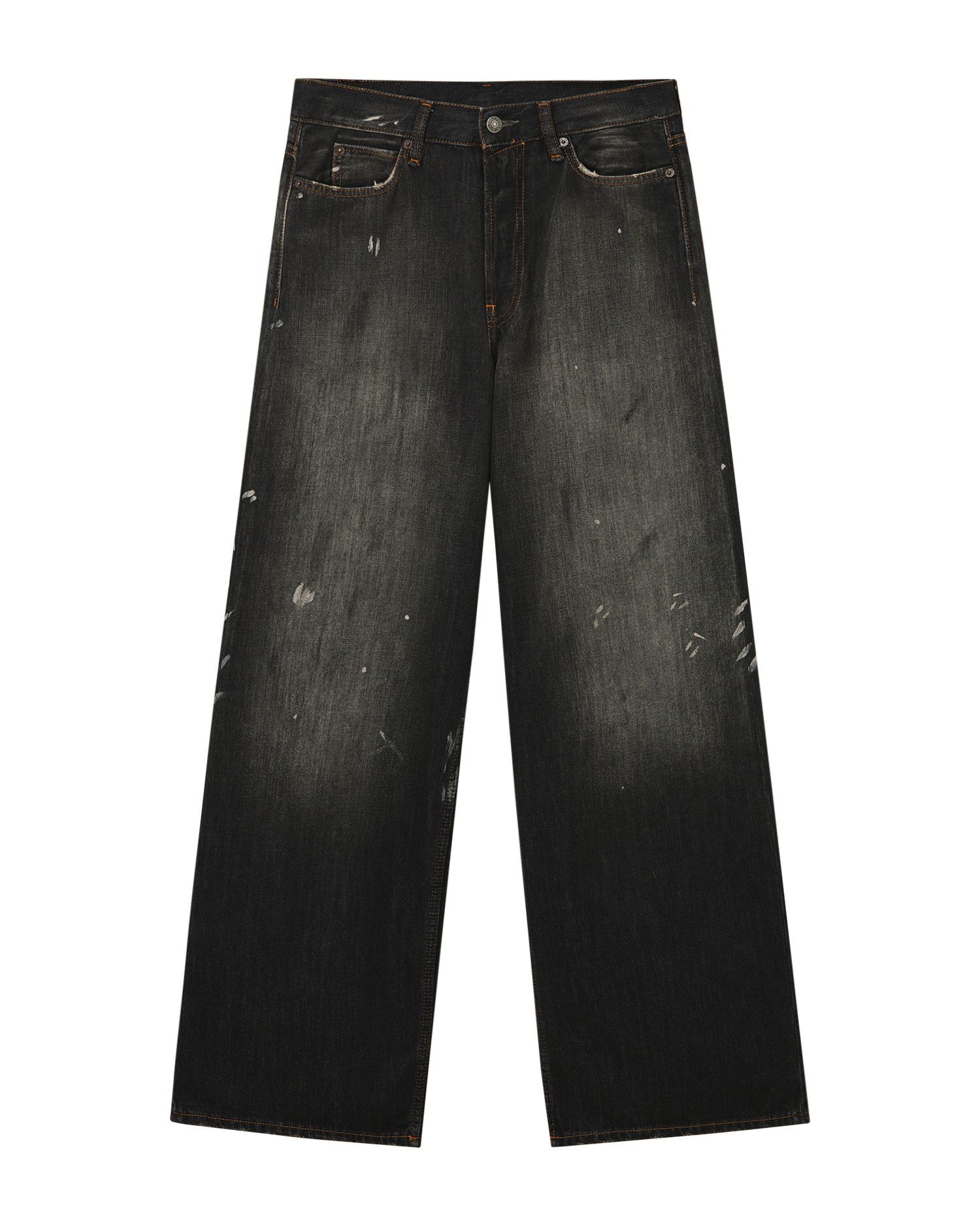 Acne Studios Acne Studios 1981 BAGGY FIT Splatter Distressed Design Jeans Size 24" / US 00 / IT 34 - 1 Thumbnail