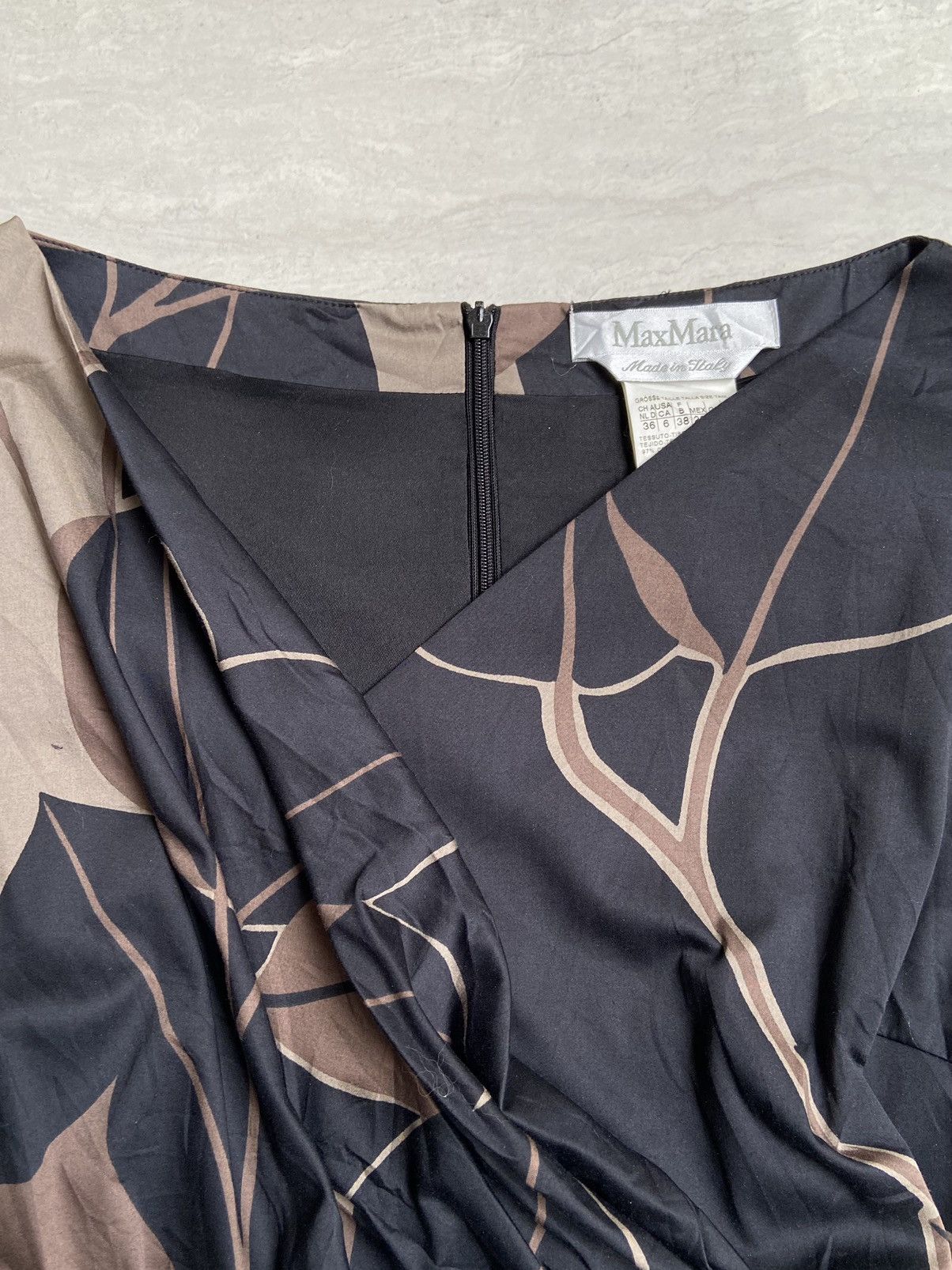 Max Mara MAX MARA Patterned Dress Size XXS / US 00 / IT 34 - 5 Thumbnail