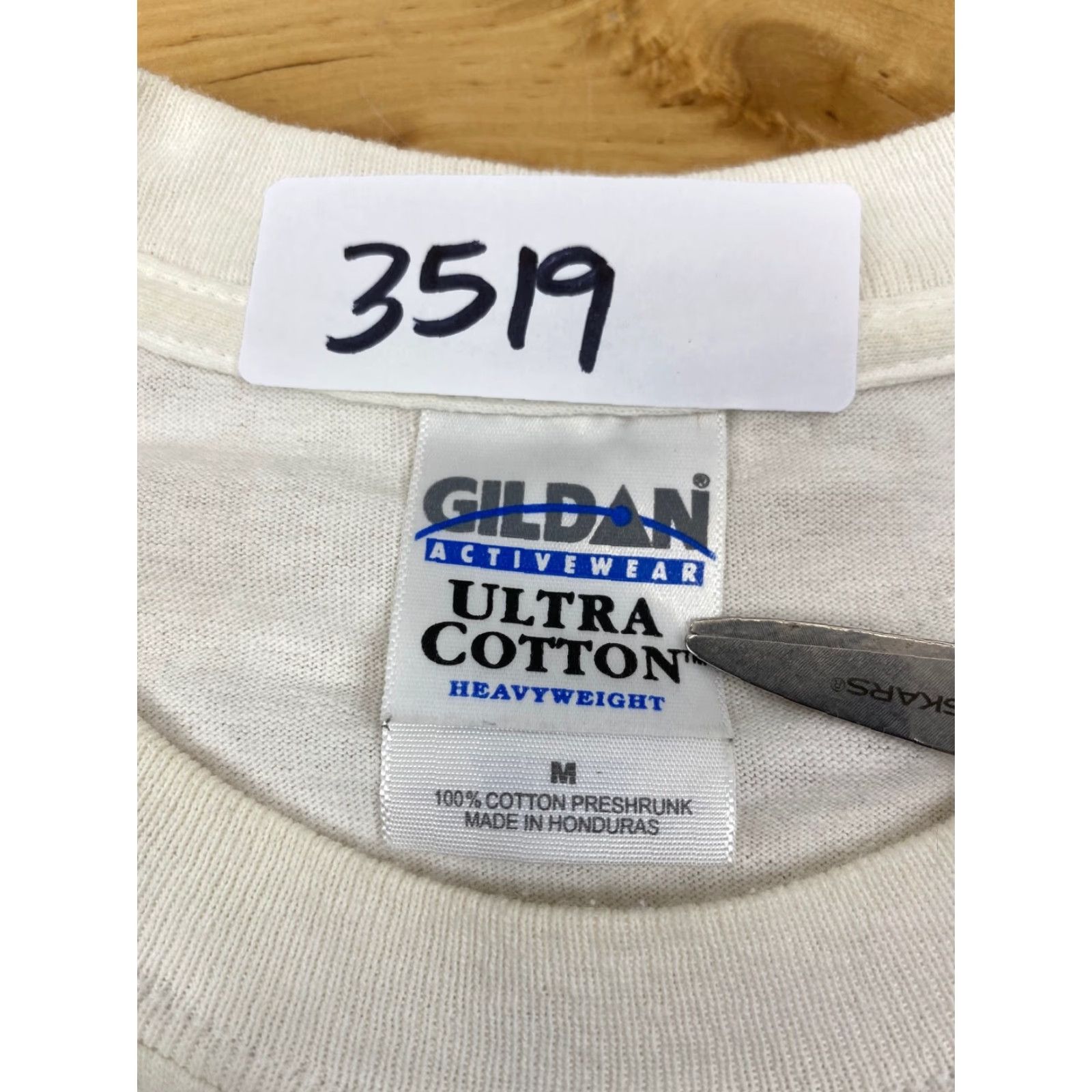 Gildan Kayak Fishing Get Hooked T Shirt M White Short Sleeve Mens Crew Neck Cotton Gildan #3519 Size US M / EU 48-50 / 2 - 3 Thumbnail