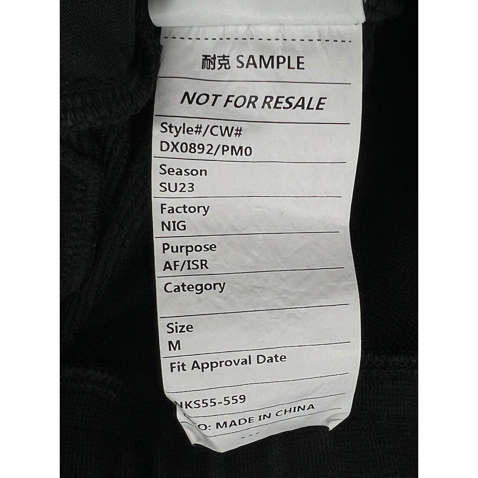 Nike Nike Chain Stitch Logo Dri-FIT Black Fleece Shorts M DX0892 Size US 34 / EU 50 - 4 Thumbnail