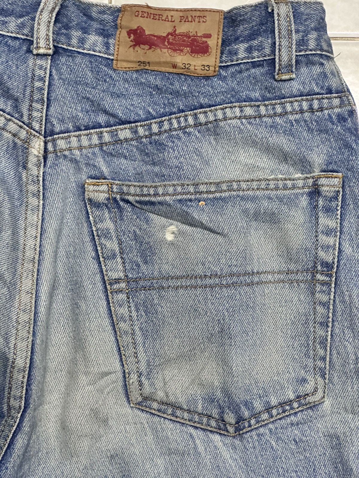 Other General Pant Vintage Jeans Baggy Style and Bluewash Size US 29 - 7 Thumbnail