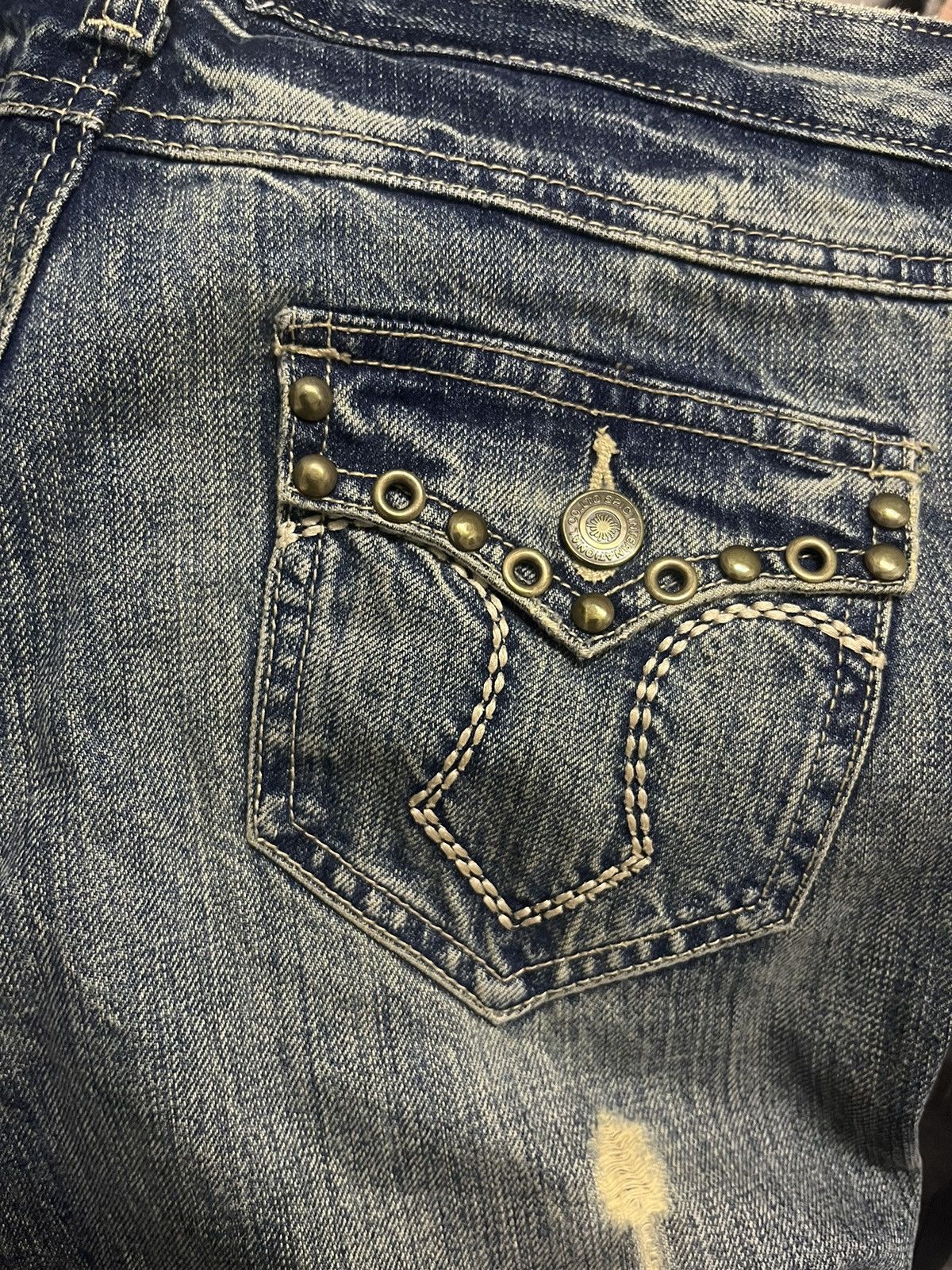 Tornado Mart 2000s Tornado Mart Zipped Jeans Size 25" / US 0 / IT 36 - 4 Thumbnail