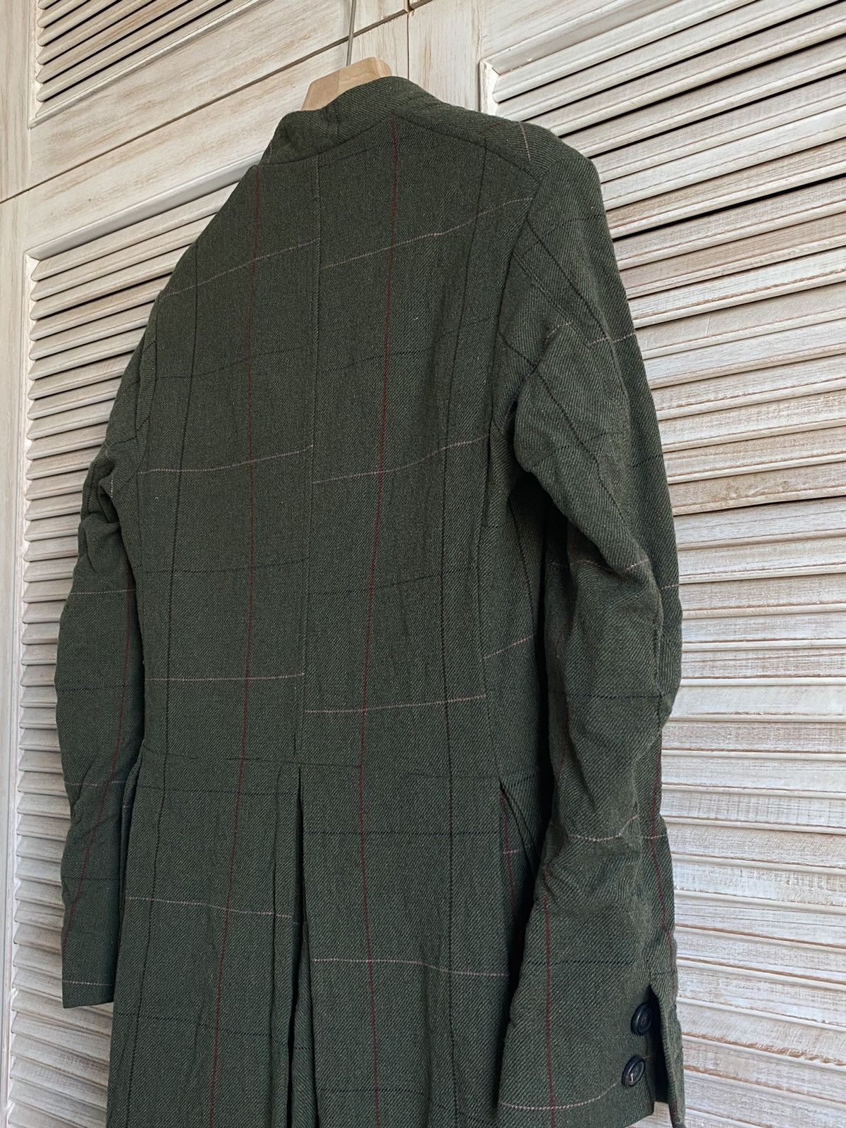 Paul Harnden Shoemakers Paul Harnden Plaid Priest Long Coat Size US S / EU 44-46 / 1 - 7 Thumbnail
