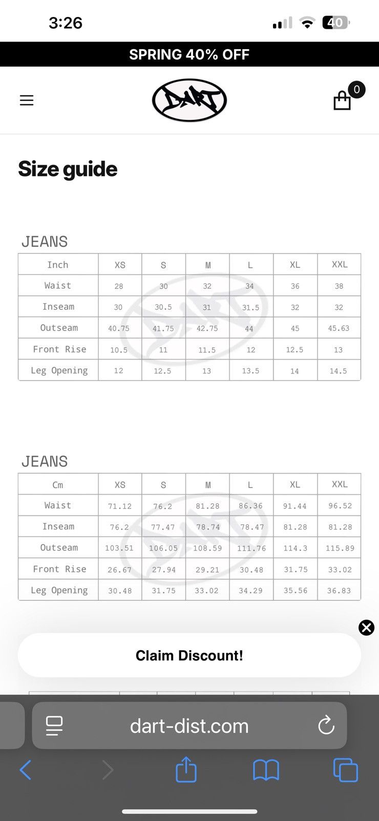 Other DART Double Knee Denim Jeans Size US 30 / EU 46 - 4 Thumbnail