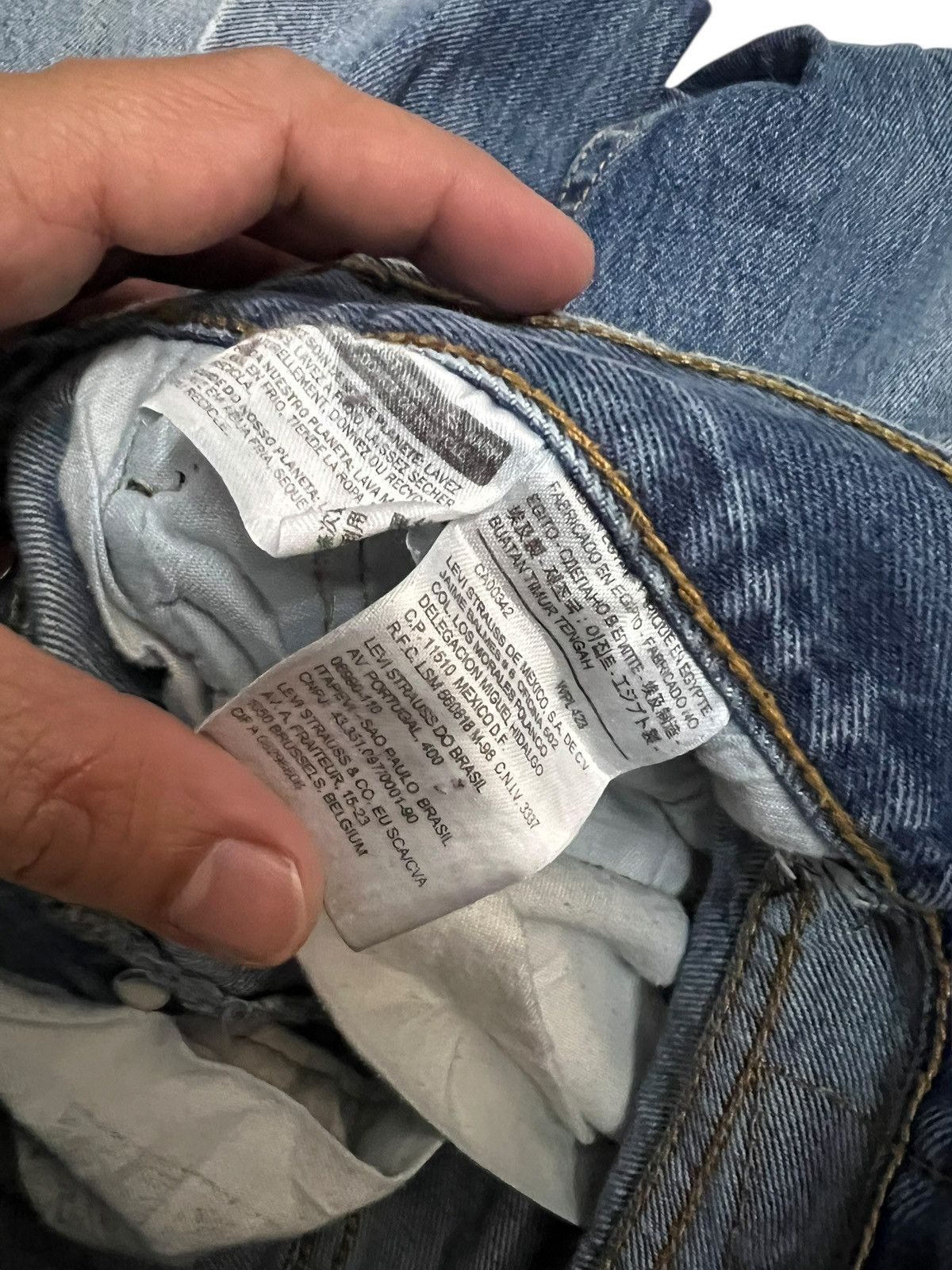 Levi's Vintage Levis 501 Distressed Mud Wash Jean Rare Size US 29 - 17 Thumbnail