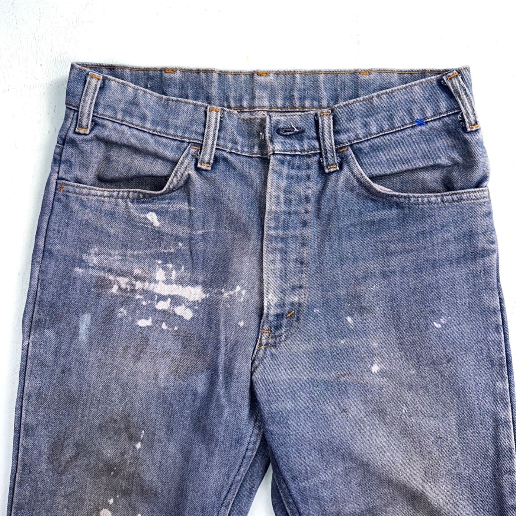 Levi's Levi's 646 Vintage 70s USA Orange Tab Bootcut Jeans 29x28 Blue Bell Bottom Cotton Denim Mens Regular 30 Inseam 30 Sleeved? Size US 30 / EU 46 - 2 Thumbnail
